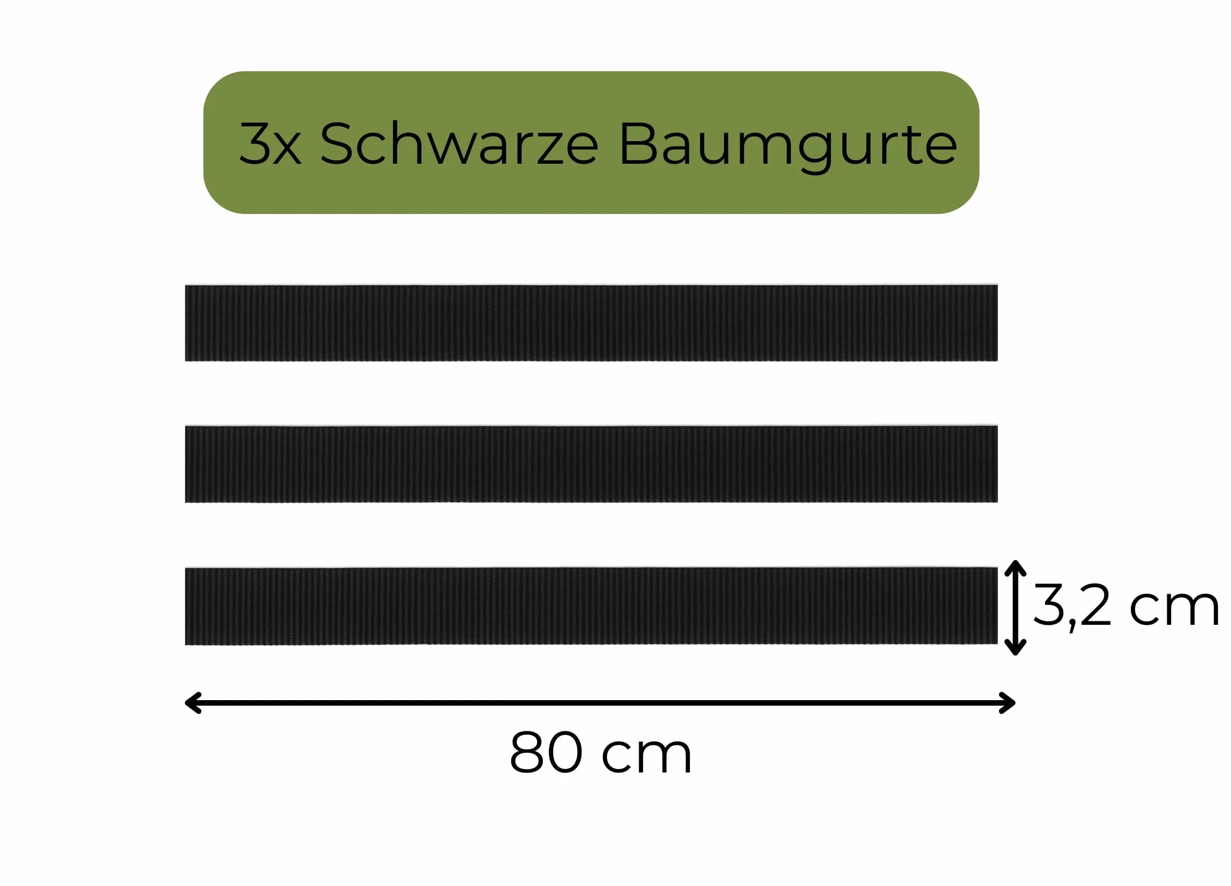 Zestaw Podpór z Drewna Sosnowego do Drzew 3x Palisada 200 cm Ø 6 cm + 6x Półpalisada 60 cm + 3x Czarne Taśmy 80 cm Drewniane Podpórki do Roślin Stabilizacja Mocowanie