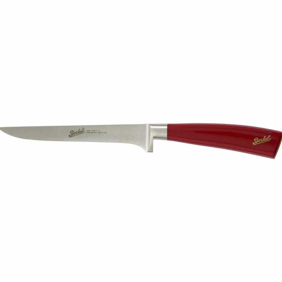 Berkel KEL1BO16SRRBL Elegance Boning Nóż 16 cm Czerwony stal nierdzewna