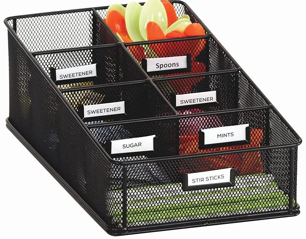 Safco Produkty 3291BL Onyx Mesh Organizer na przyprawy, czarny