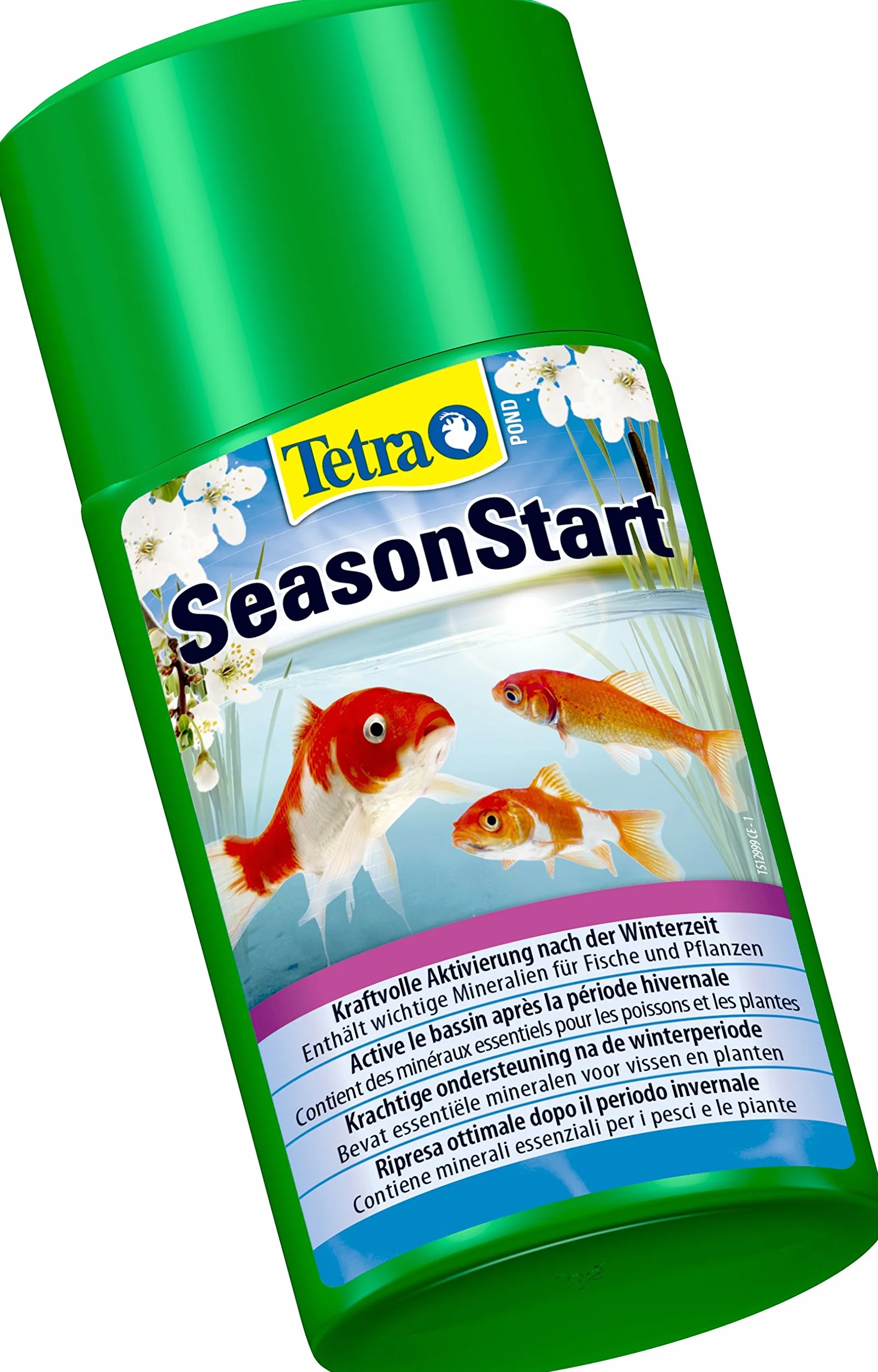 Tetra Pond SeasonStart – aktywuje staw ogrodowy po okresie zimowym, zawiera ważne minerały dla ryb i roślin, 250 ml