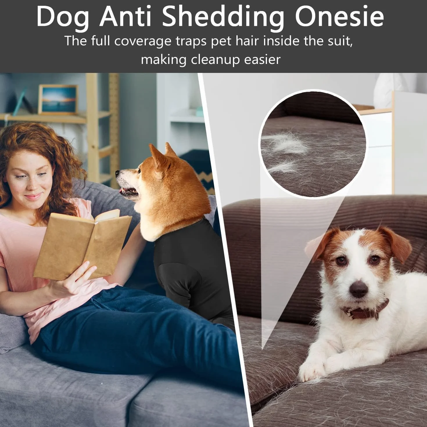 Kombinezon do Odzyskiwania Chirurgii Onesie dla Psa, Kombinezon PiżAmy dla Psa Zapobieganie Rzucaniu Kombinezon PełNe Pokrycie Pet Chirurgiczne Odzyskiwanie Ciała Body Choroby SkóRy Body Psy Body (XXL)