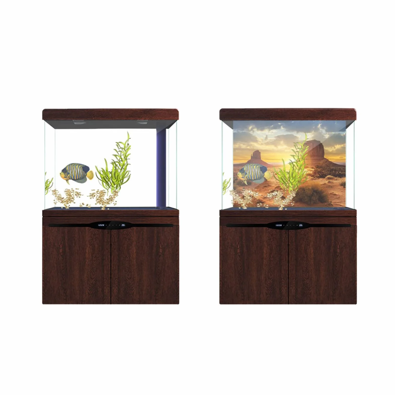 Plakat akwarium tło PVC 76 x 30 cm
