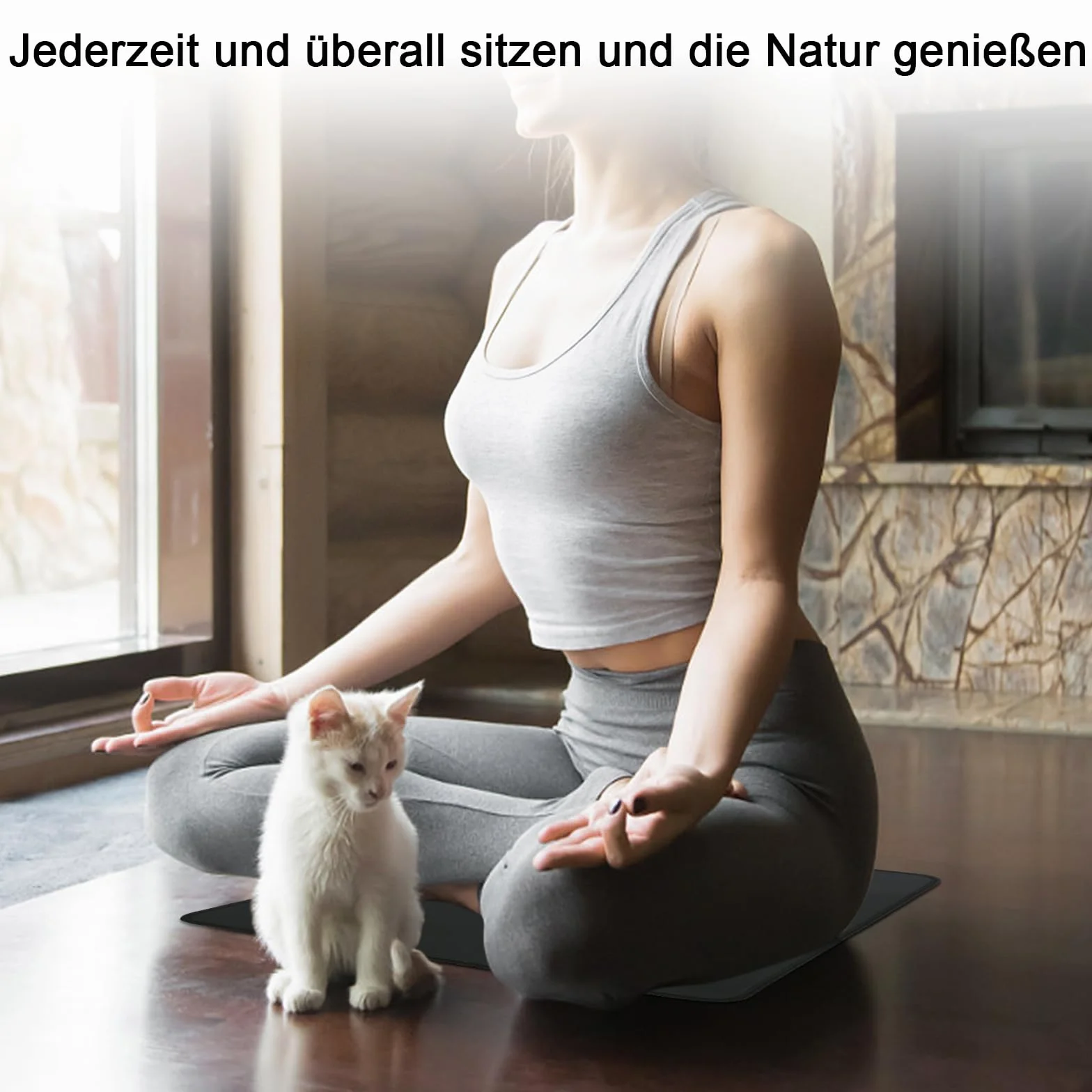 Mata uziemiająca, mata uziemiająca, blacha uziemiająca z włóknem srebrnym, przewodzące prześcieradło uziemiające dla lepszego snu, łagodzi ból, mata do spania z kablem uziemiającym UE, 30 x 35 cm