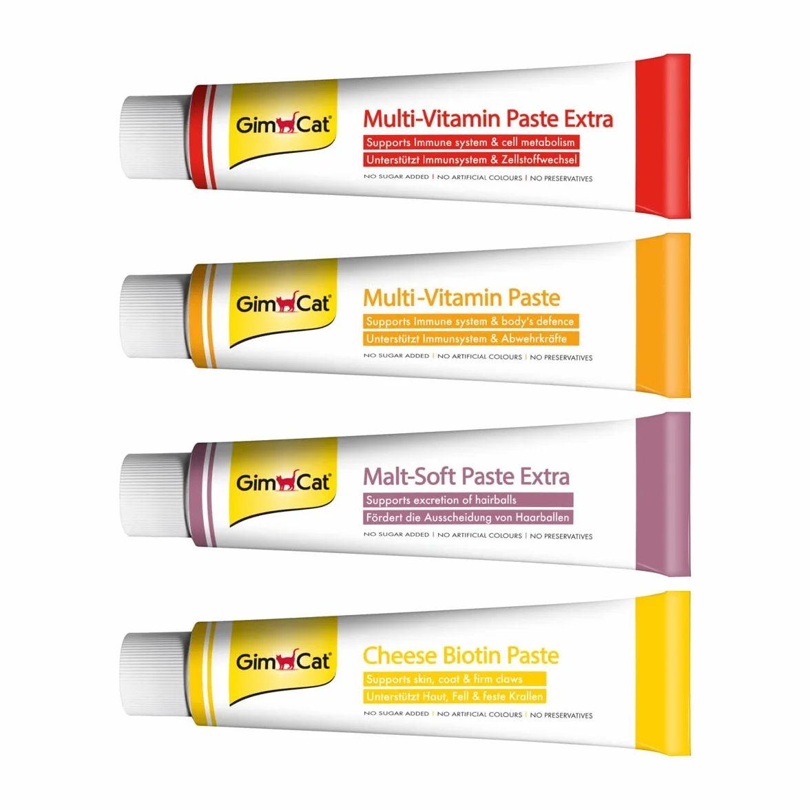 GimCat Multi-Vitamin Extra Pasta multiwitaminowa dla kotów z beta-glukanem i kwasami omega-3 i omega-6 100 g