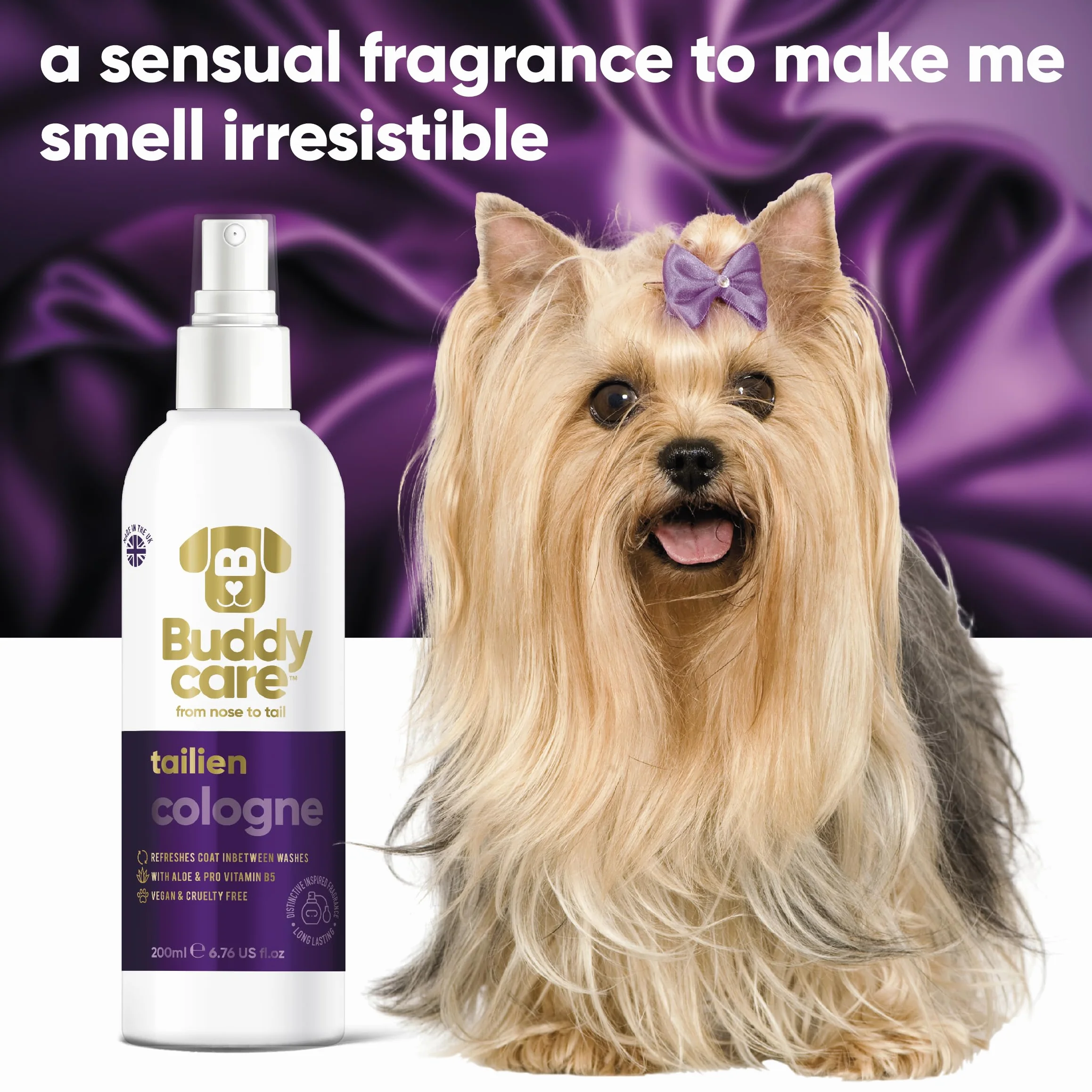 Buddycare Dog Coloński Tailien perfumy dla psów 200 ml 1 sztuka
