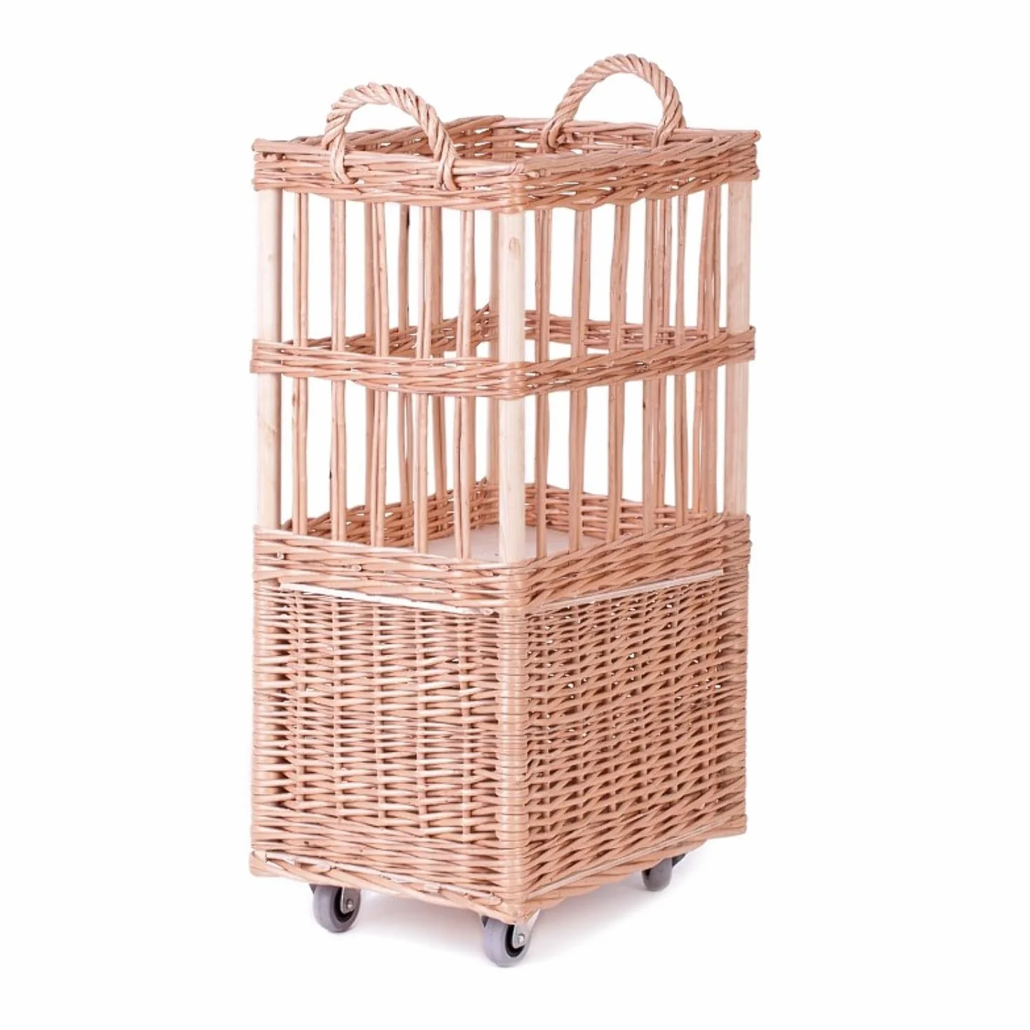 e-wicker24 Kosz na bagietki z wikliny, koszyk na pieczywo