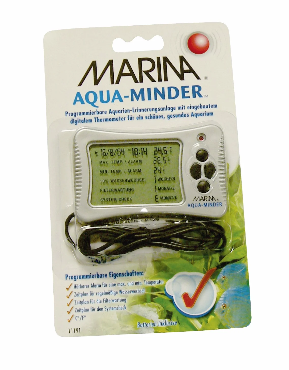 Marina Aqua Minder, programowalny system przypominający akwarium