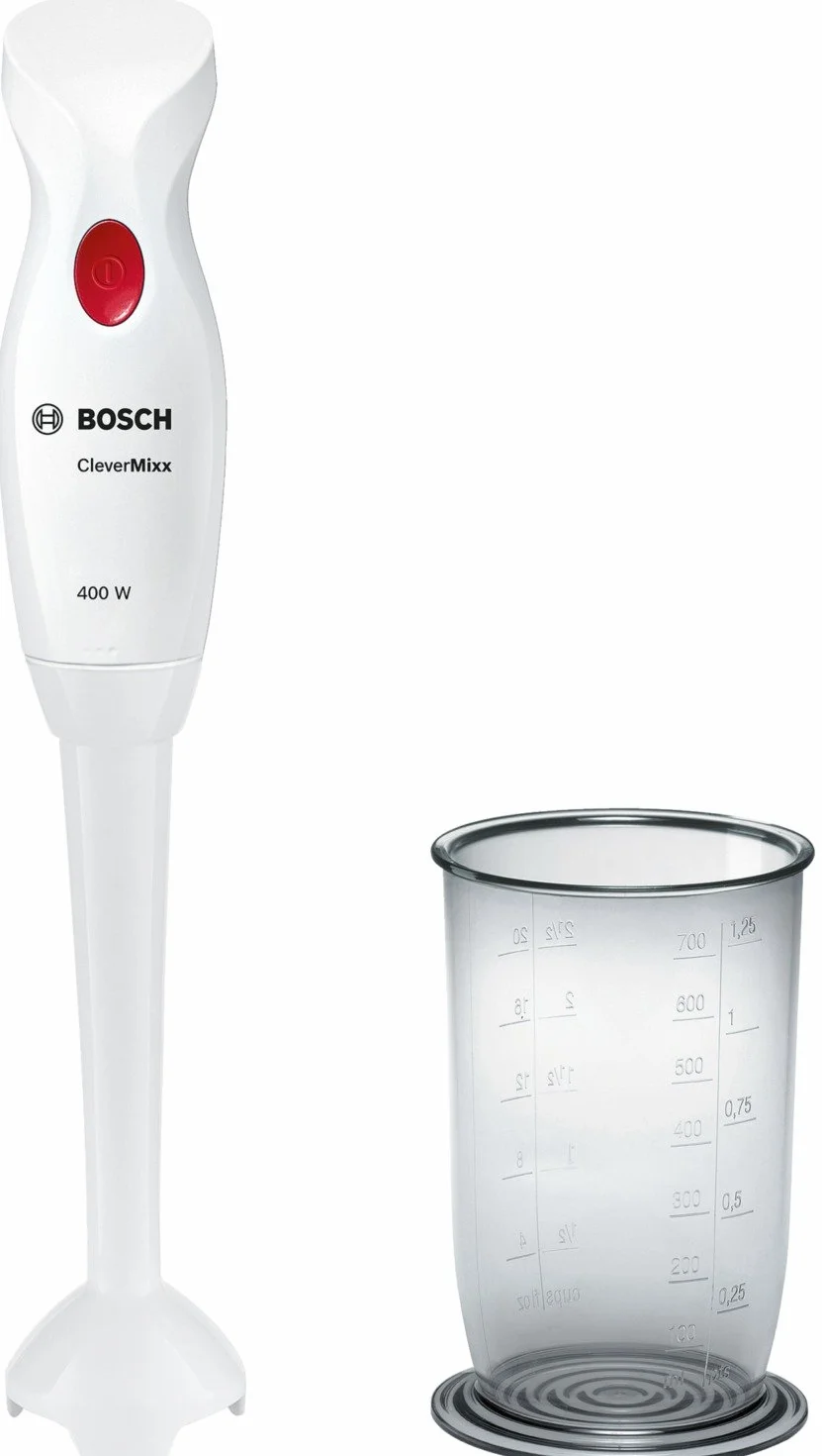 Bosch Blender Ręczny MSM14100 CleverMixx, Tworzywo Sztuczne, 400 W, Biały