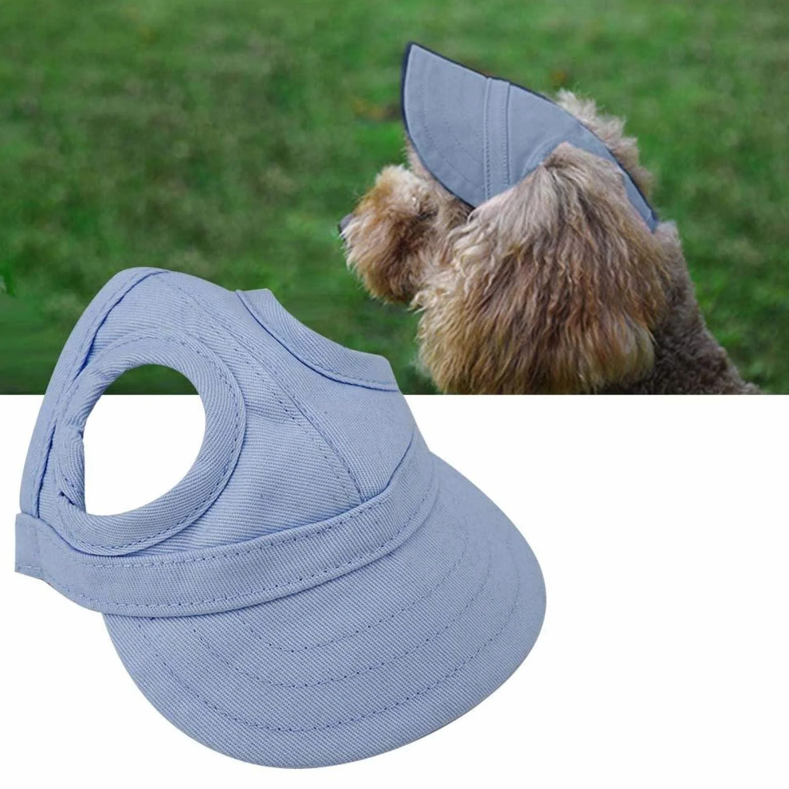 Kapelusz dla psa Sunbonnet Pet Cap Blue M