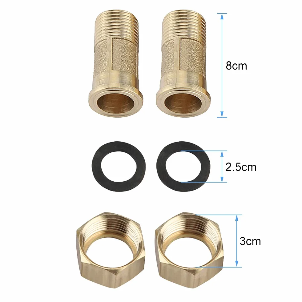 Estink Wodomierz Zimnej Wody, Mechaniczny Licznik Przepływu, 1/2 Cala 15mm, 1,5 m3/h, 0-40℃, Suchy Typ, do Domu i Ogrodu