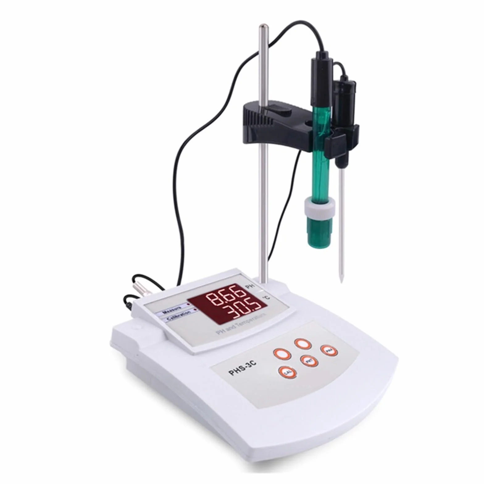 Wieloparametrowy Miernik Ph Pulpit Automatyczna Kalibracja Kwasowości PH/Temp 2 W 1 Tester PH Analizator Jakości Wody