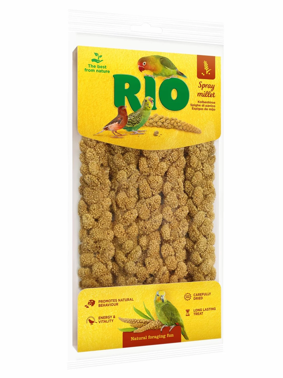 RIO Proso kolbowe Przysmaki naturalne dla ptaków 100 g