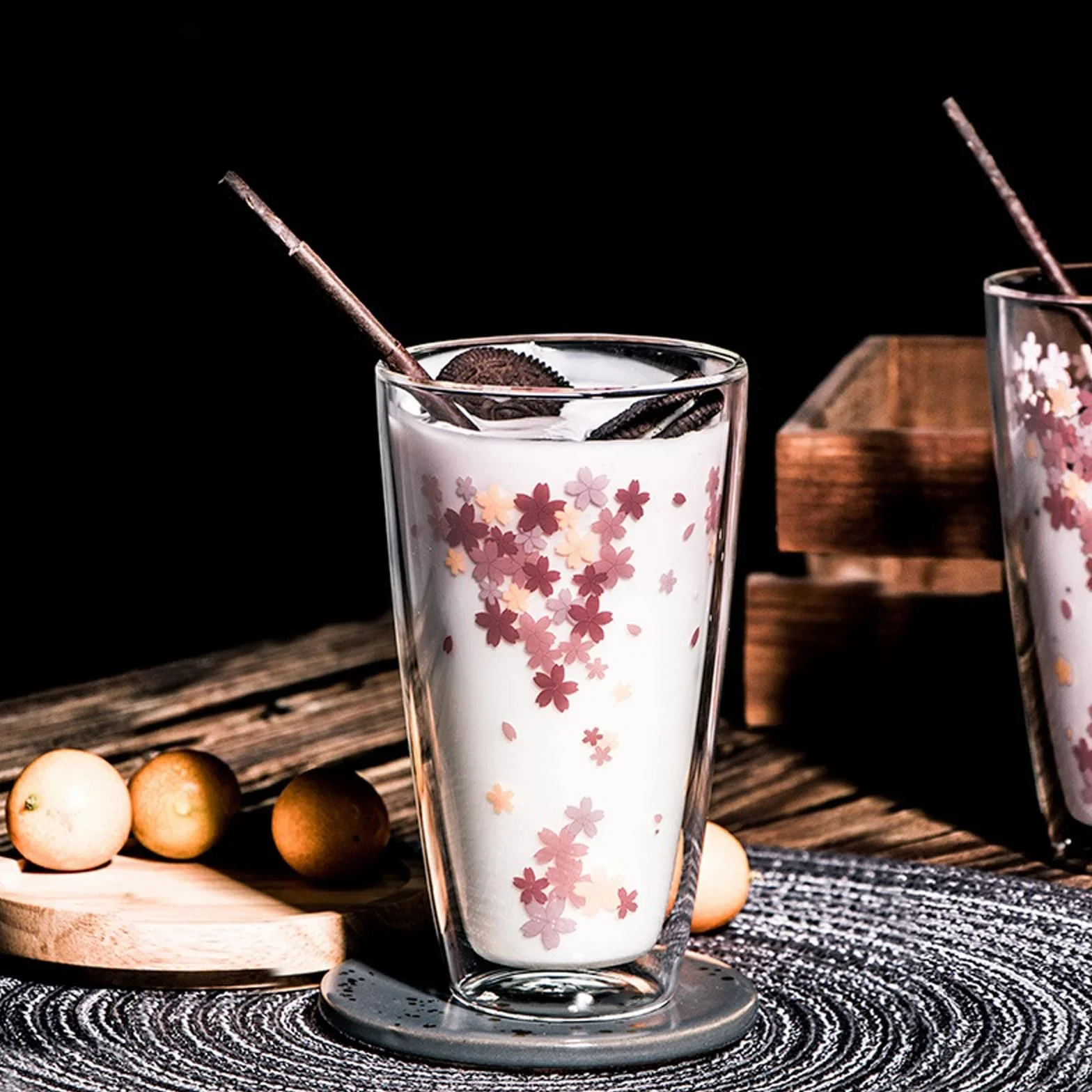 ESOUY Szklanki do picia podwójna ścianka szklanki do picia szkło odporne na ciepło kubek do piwa szklanki do wody do picia soku kawy kubek do latte kieliszek do wina kieliszek do wina