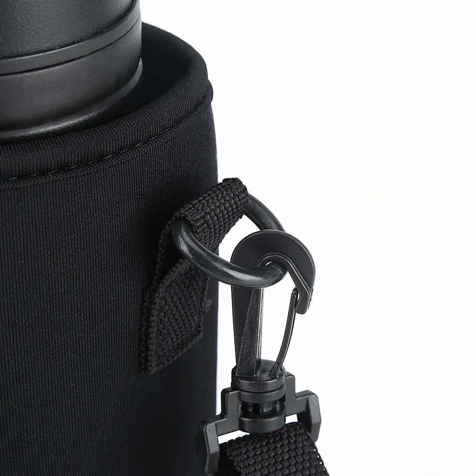 Torba na butelkę wody Pokrowiec na butelkę Torba do noszenia Torba do przenoszenia na zewnątrz Camping Piesze wycieczki Wędkarstwo (wysokość 25 cm)