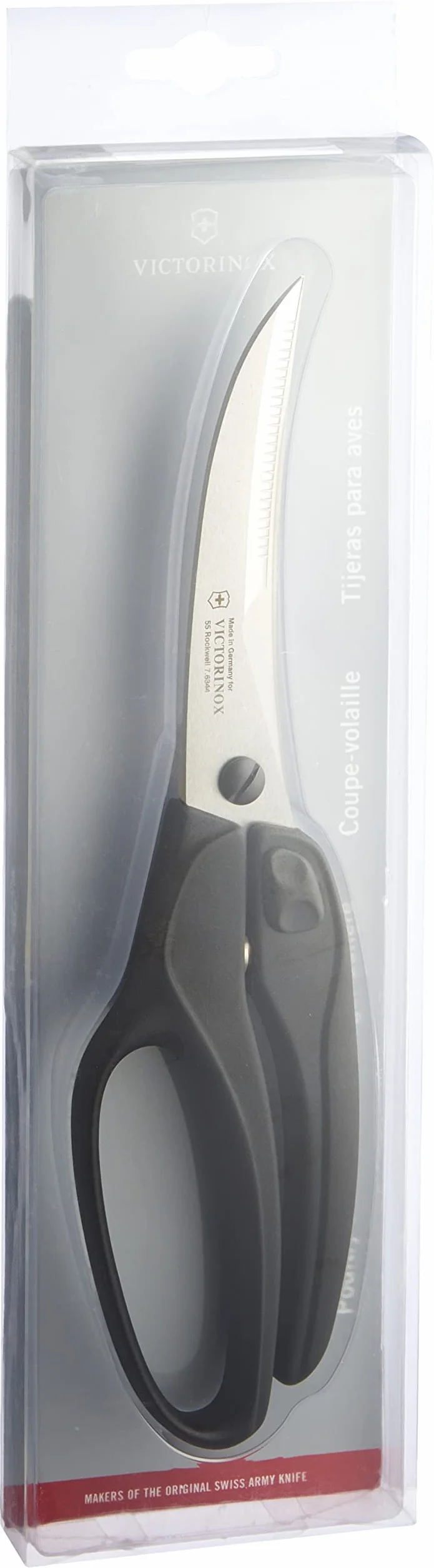 Victorinox, 7.6344, Kitchen Utensils, Geflügelschere "Professional", Extra scharfe Klinge, robuster Kunststoff-Griff, Metall,