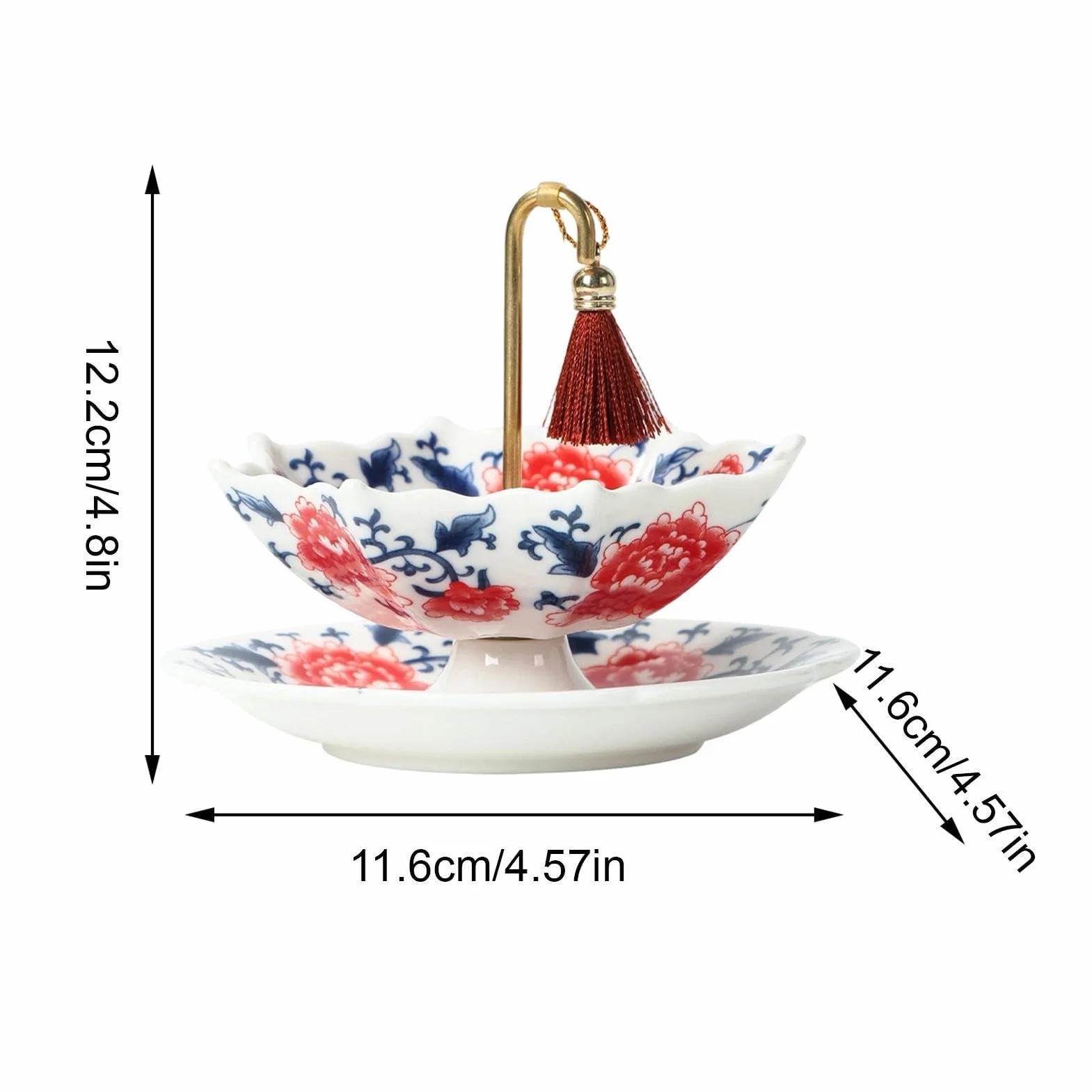 Sitko herbaciane ceramiczne - Ceramiczny, Obrotowy, Dekoracyjny | Parasolowy Filtr Herbaciany,Do Domu, Medytacji, Jogi, Siedzenia, Podróżowania, Biwakowania, Mieszkania, Akademika