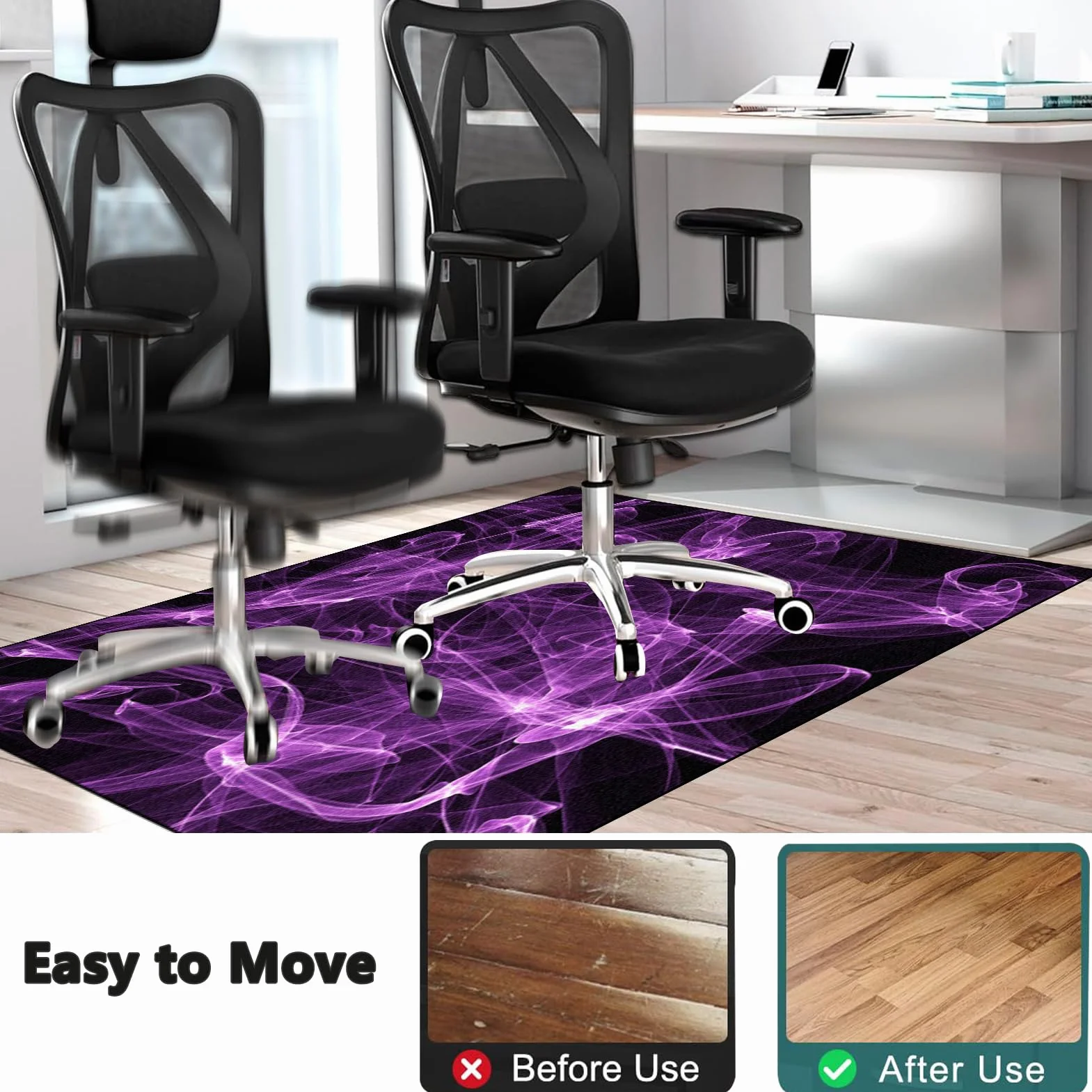 Gaming Dywan Krzesło 170 x 230 cm Mata na krzesło komputerowe, mata na krzesło biurowe, dywan do gier, podłoga, mata na krzesło inwalidzkie, mata wielofunkcyjna mata ochronna