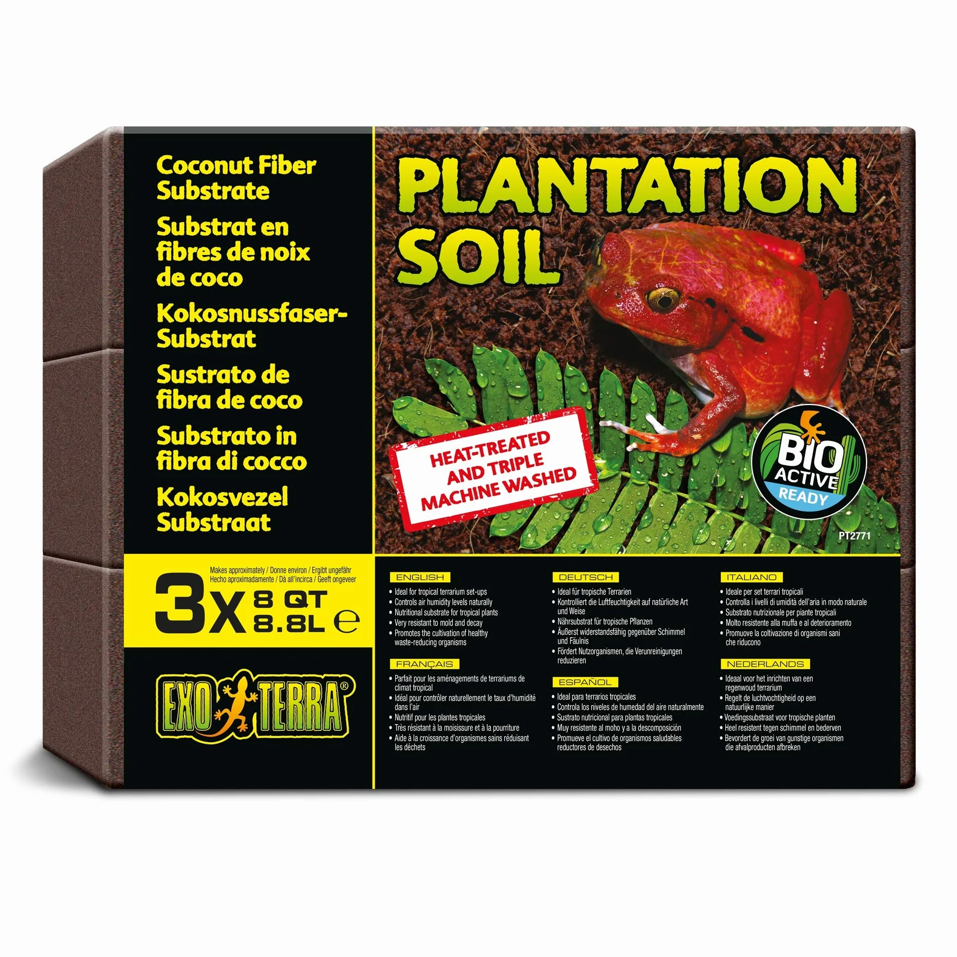 Exo Terra Gleba do plantacji 8 l 3 sztuki