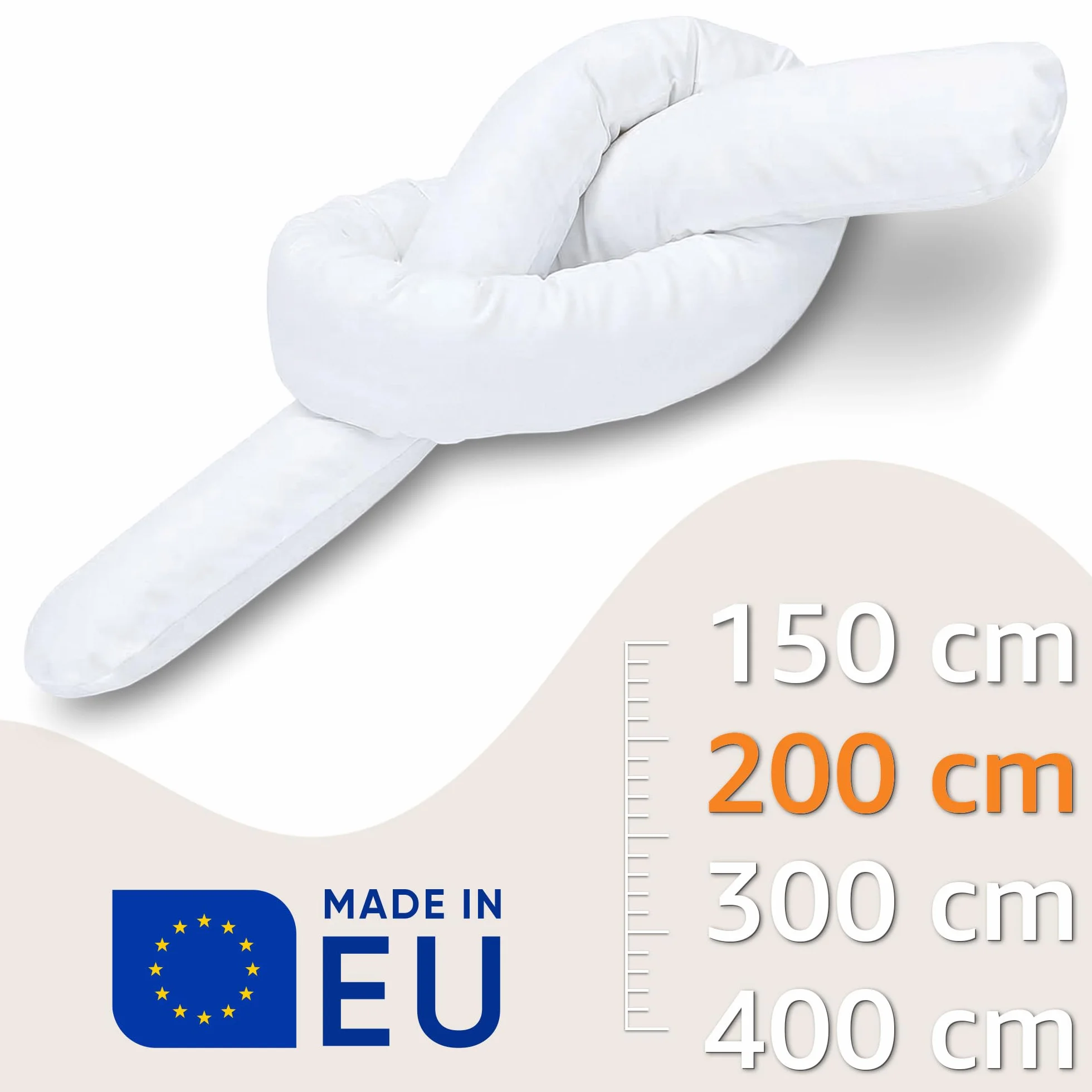 Poduszka do spania na boku 200 cm bawełna - poduszka długa wałek do spania pod kark Galaktyka