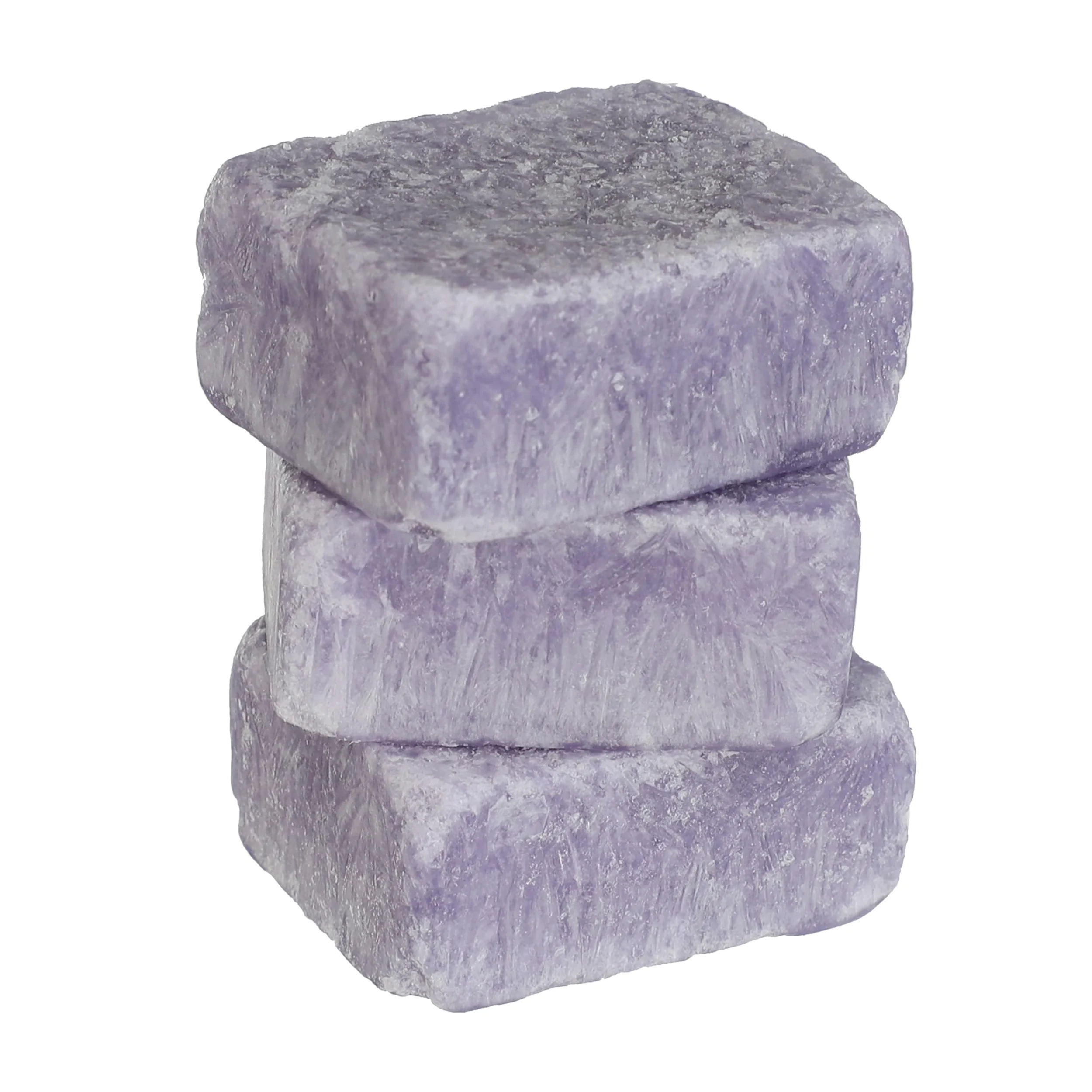 Zestaw Kamieni Zapachowych Lawenda - 3x25g Kostki Aromatyczne - Naturalny Odświeżacz Powietrza do Szafy, Łazienki i WC - Wosk do Kominka Zapachowego