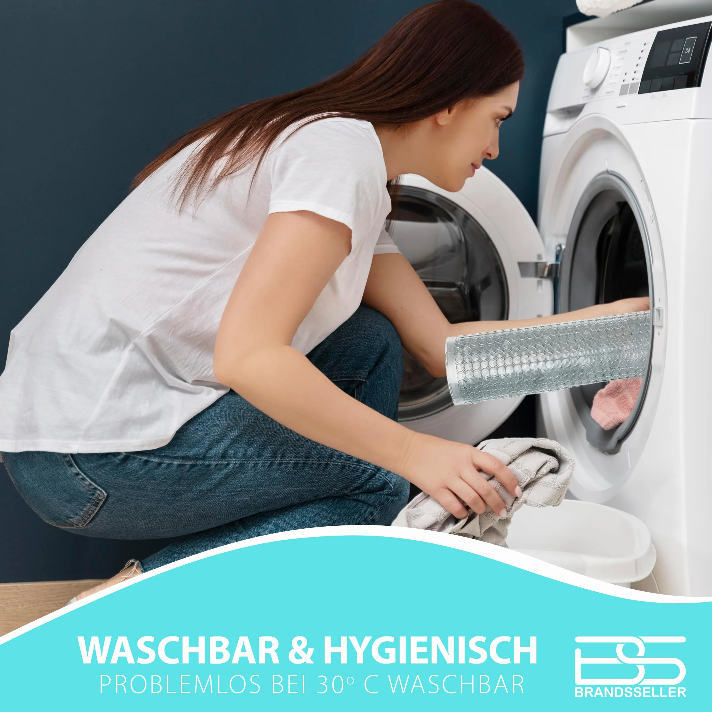 Brandsseller antypoślizgowa wkładka do wanny ok. 100x40 cm mata do wanny mata łazienkowa wkładka do wanny przezroczysta