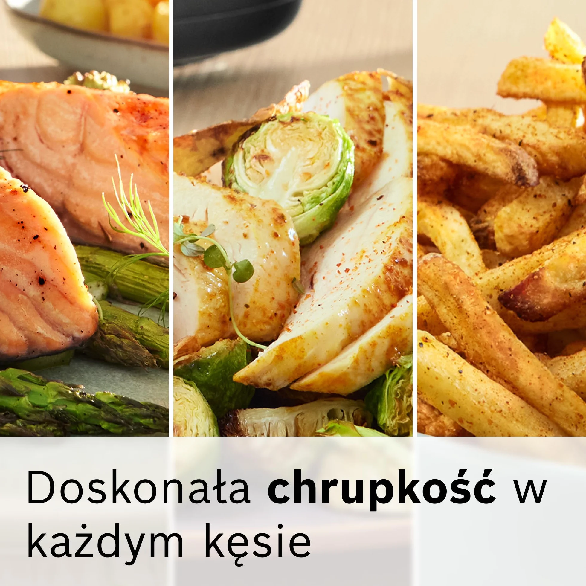 Bosch Air Fryer Serie 6, MAF671B0, pojemność XXL 7,2 l, 7 programów, podświetlane okienko, do 65% szybsze gotowanie, czarny