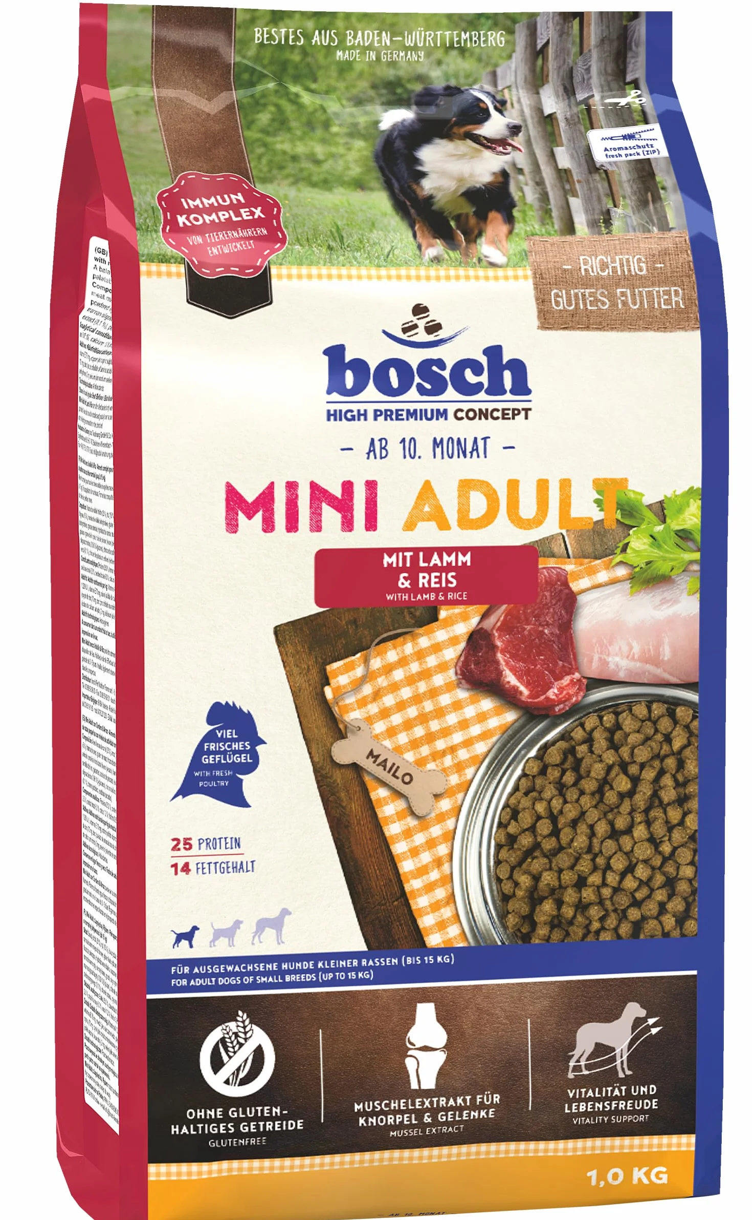 Bosch HPC Mini Adult sucha karma dla dorosłych psów małych ras z jagnięciną i ryżem 3 kg