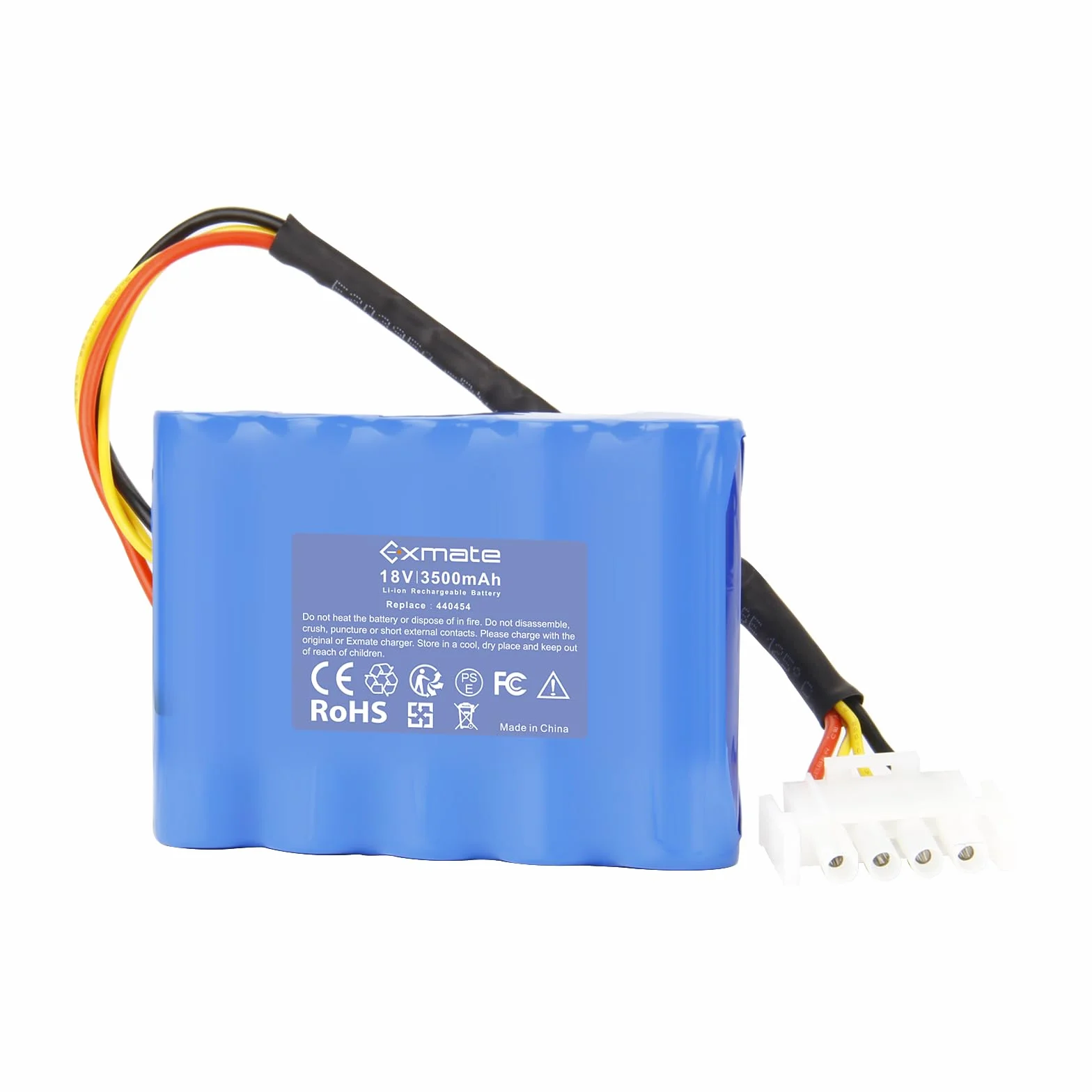Exmate Akumulator litowo-jonowy 18 V, 3500 mAh, kompatybilny z AL-KO Robolinho 500 E (119833) 02/2018-01/2019 100 110 1100 41.6 1150 W AL-KO 440454 441154 4421154 75 44 Kosiarka 2196
