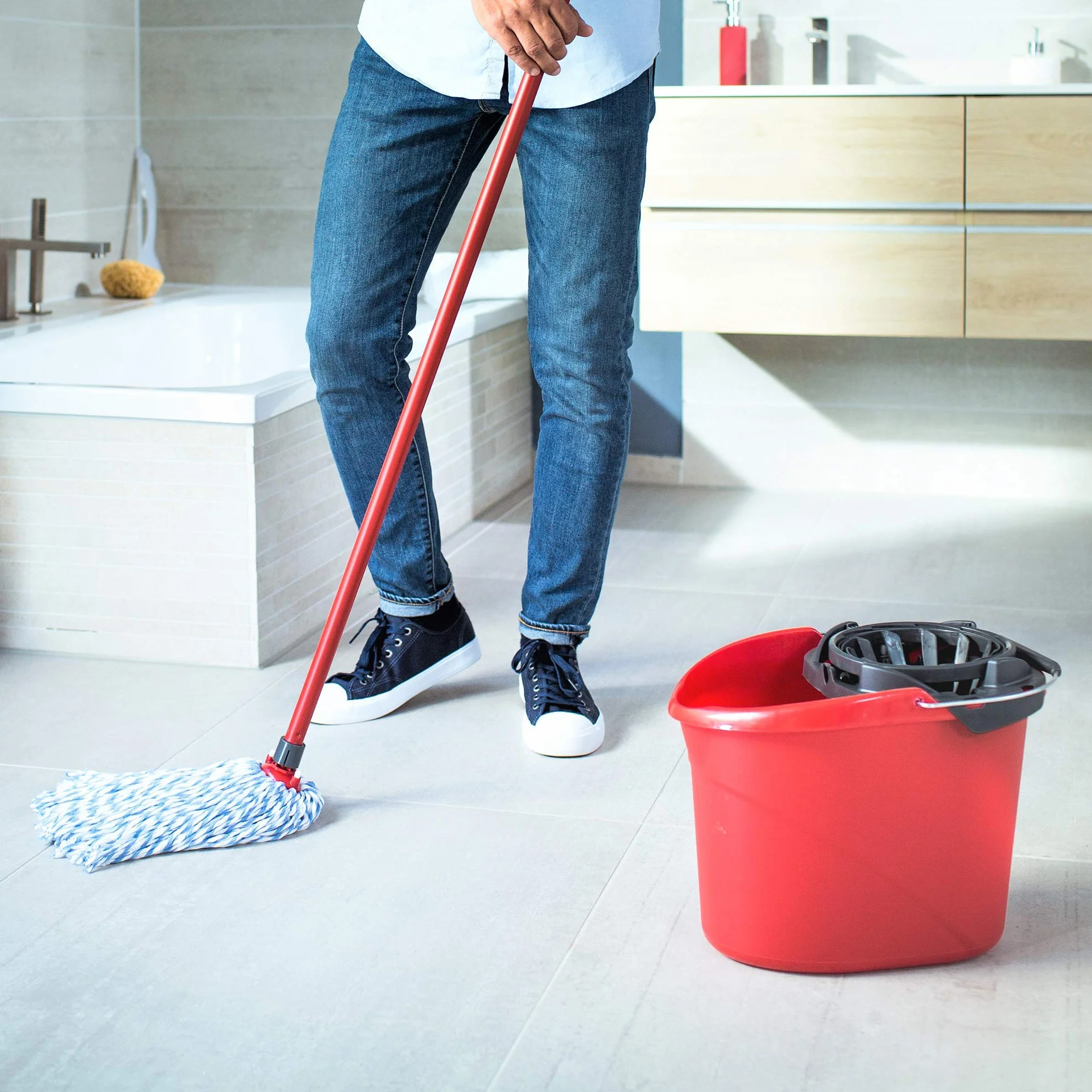 Vileda Supermocio Mop i Wiadro, 10 litrów
