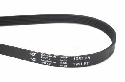Hutchinson Pas do suszarki bębnowej 1951 mm – Poly V, żebrowany, typ H, kompatybilny z AEG, Bauknecht, Candy, Electrolux, Hoover, Whirlpool i innymi