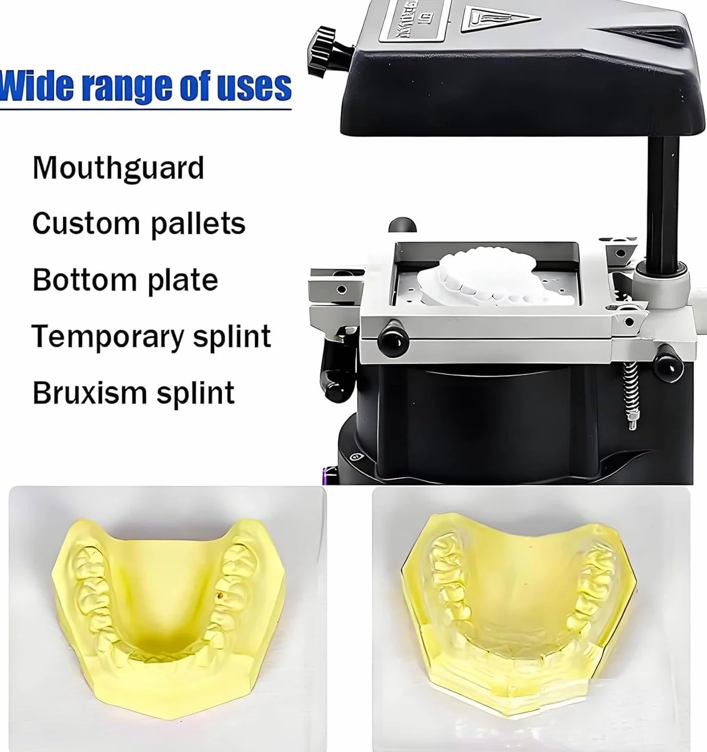 Maszyna do formowania i formowania próżniowego w laboratorium dentystycznym o mocy 1200 W, narzędzia do termoformowania materiałów, artykuły ortodontyczne, do formowania zębów