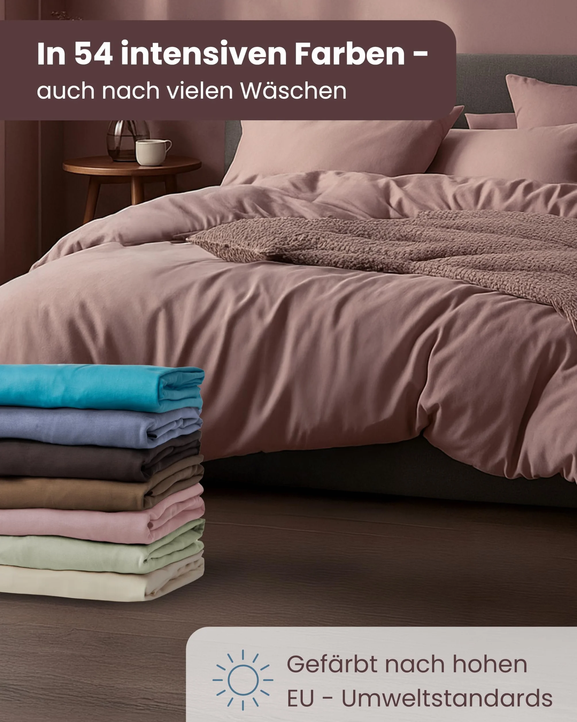 Formesse – Bella Donna Jersey. Szlachetne prześcieradło z gumką z dżerseju 90 x 190-100 x 220 cm - wysokość do 30 cm - 97% przędza bawełniana, 3% elastan, aloes i olej arganowy prześcieradło z gumką z