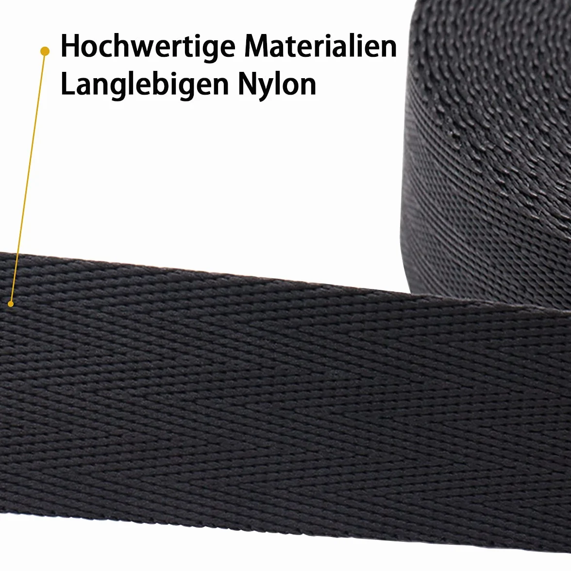 Smycz treningowa dla psa 15 m nylon metalowa klamra wyściełany uchwyt czarna
