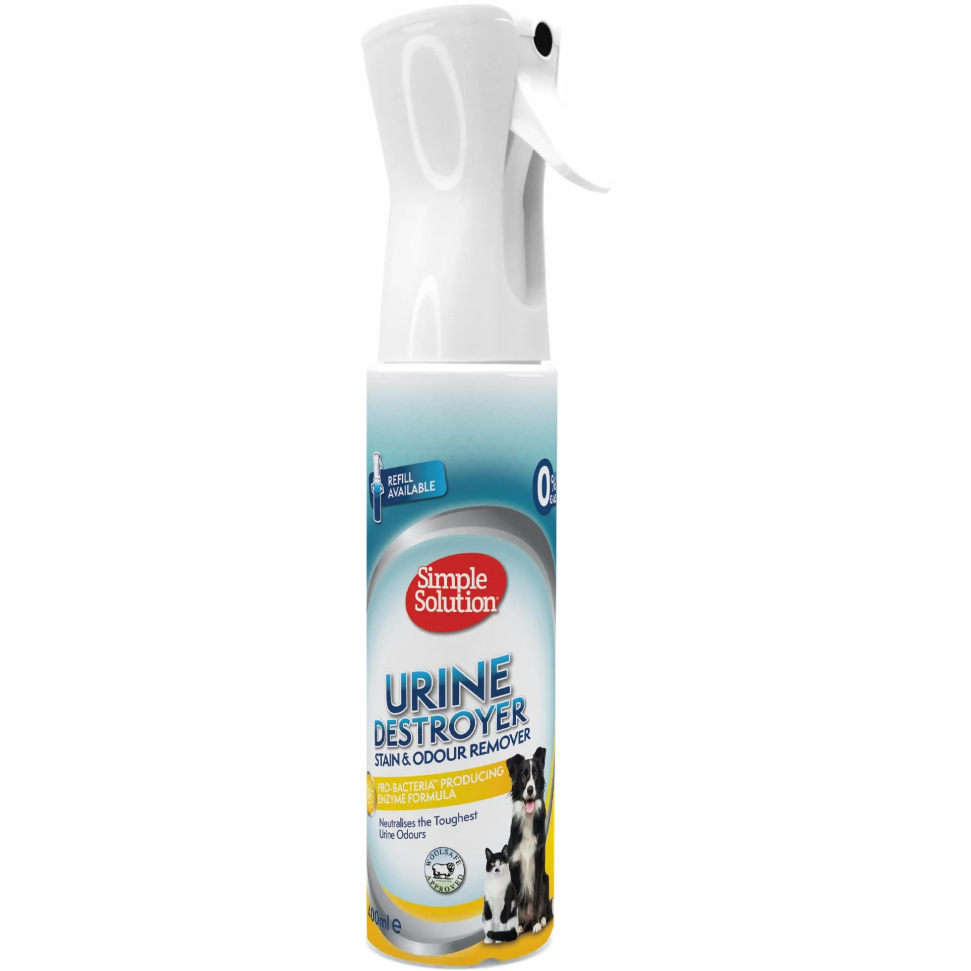 Simple Solution Cleaning Power Środek do Usuwania Plam i Zapachów Zwierząt Domowych, 400ml