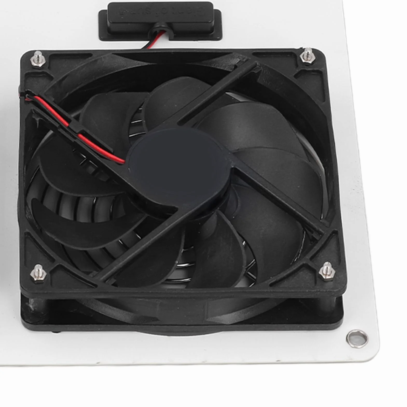 Wentylator Zasilany energią słoneczną, Wentylator Wyciągowy do Paneli Słonecznych o Mocy 100 W, Zestaw 12-calowego Podwójnego Wentylatora Słonecznego dla Szklarni, Kurnika, Szopy