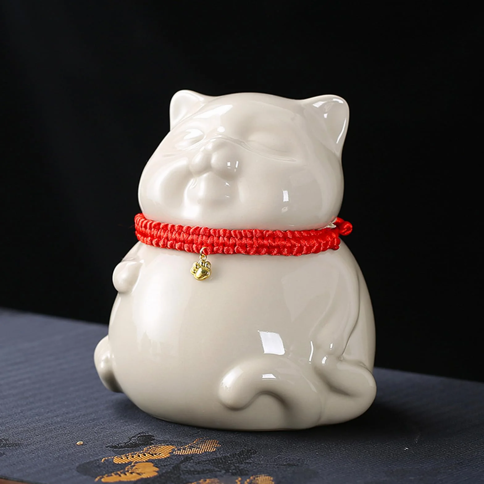 Urny dla zwierząt domowych na popiół dla kota, ceramiczne urny w kształcie kota, urny kremacyjne dla zwierząt urny pamiątkowe dla kotów