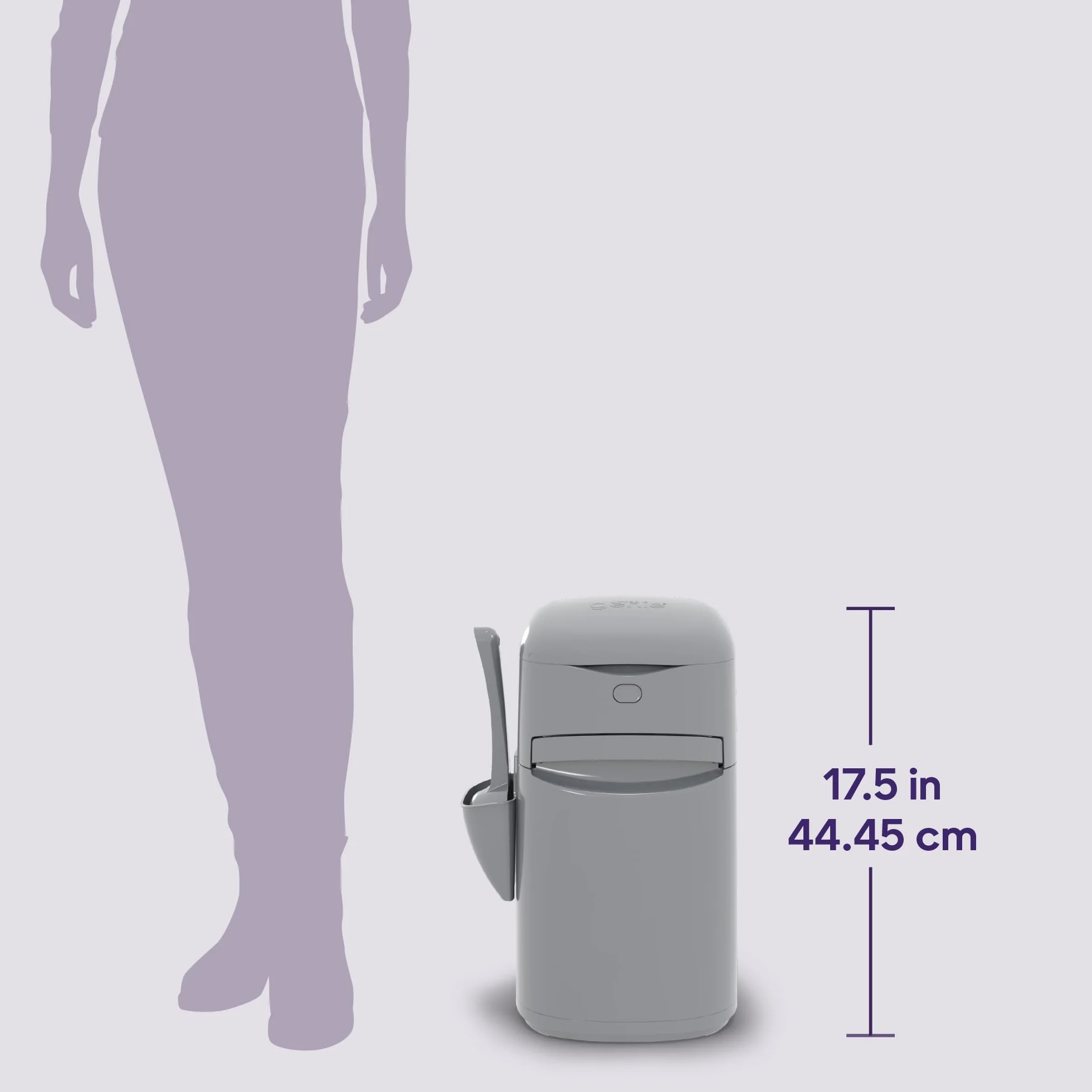 Litter Genie system utylizacji żwirek dla kotów, łatwe zwijanie wiaderka, kontrola zapachu, 1 wkład z 24 torbami