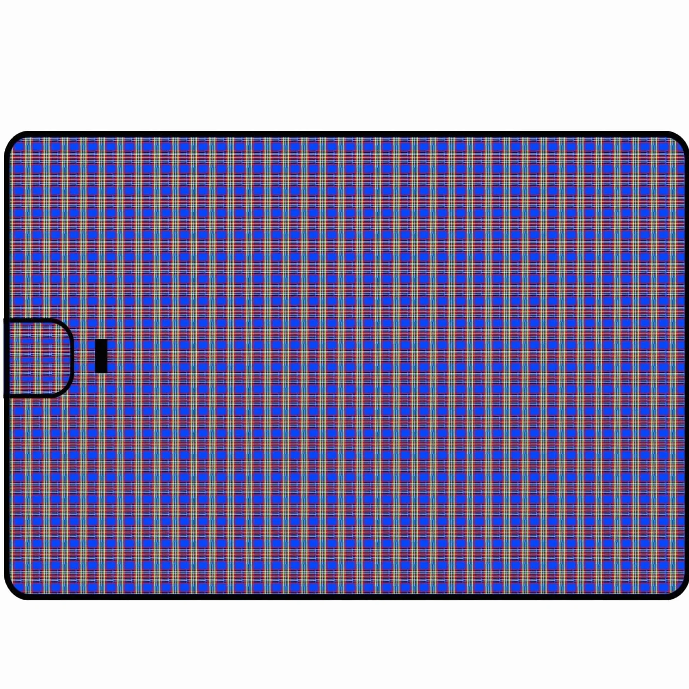 ISO TRADE Mat • Wodoodporna • Niebieska • PPE • for Family Picnic or Outdoor Grill • 145 x 180 cm • 500 g • Replaces a Blanket • Looks Like a Small Bag • #2450 Torby, Wielobarwny, Wyjątkowy