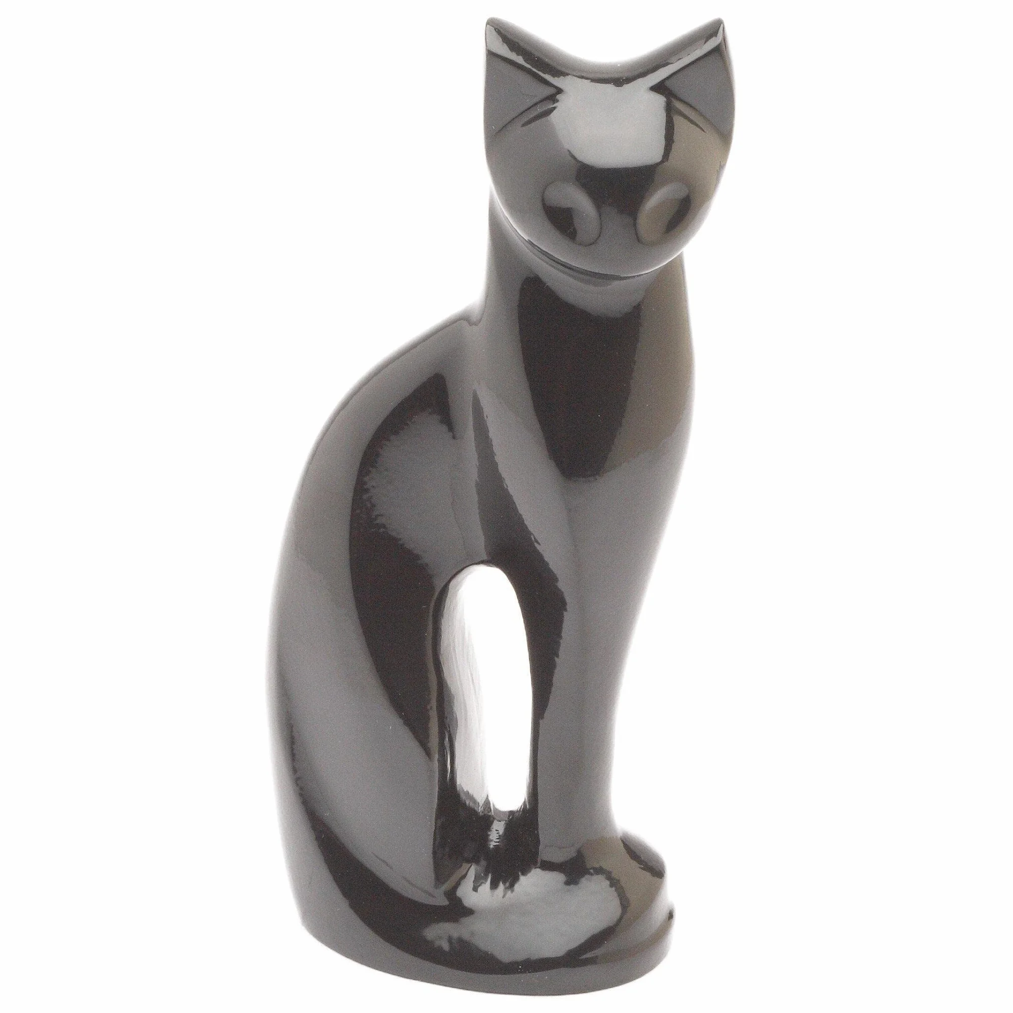 Urns UK Kurne pamięci, kot, czarny, 24,1 cm