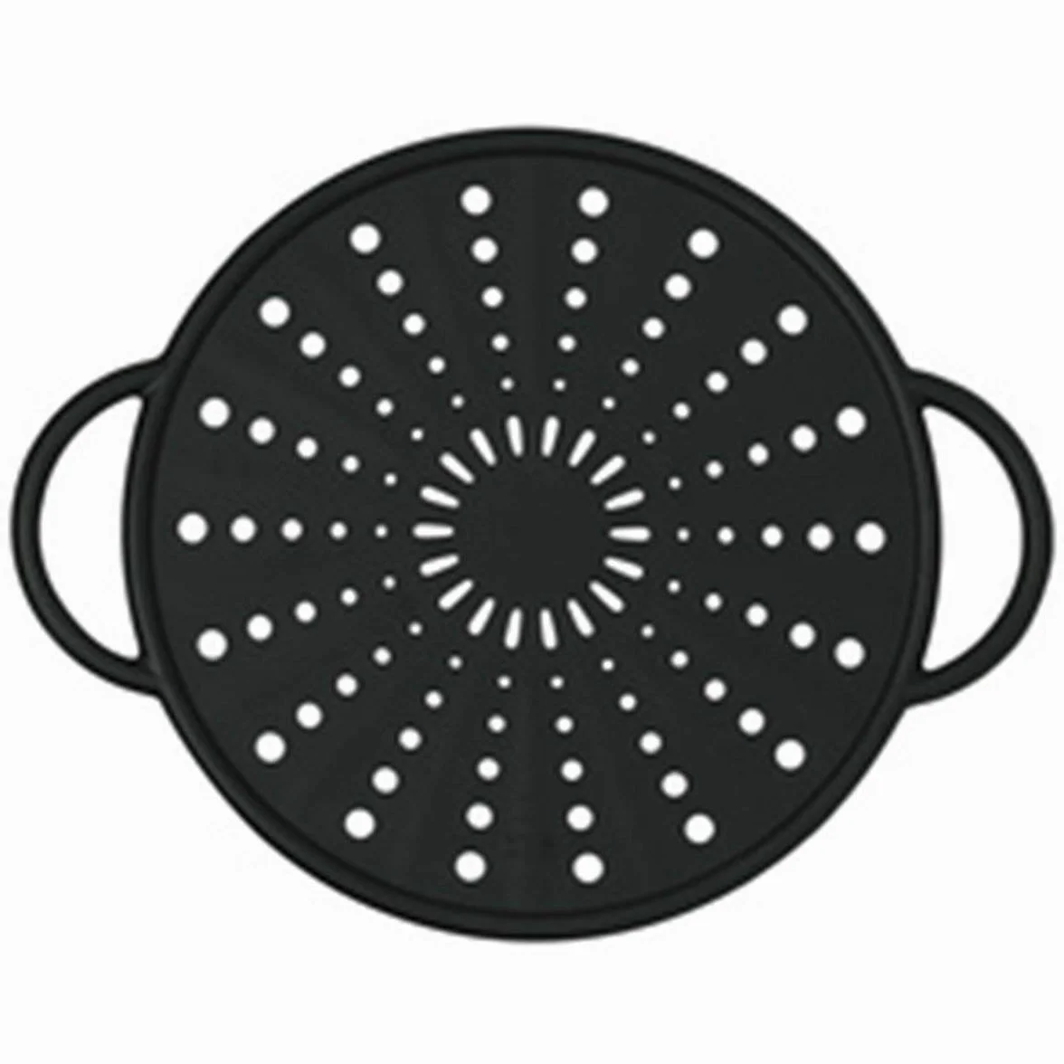 EMSA 514559 Smart Kitchen silikonowa osłona przed rozpryskami, Ø 21 cm, szara