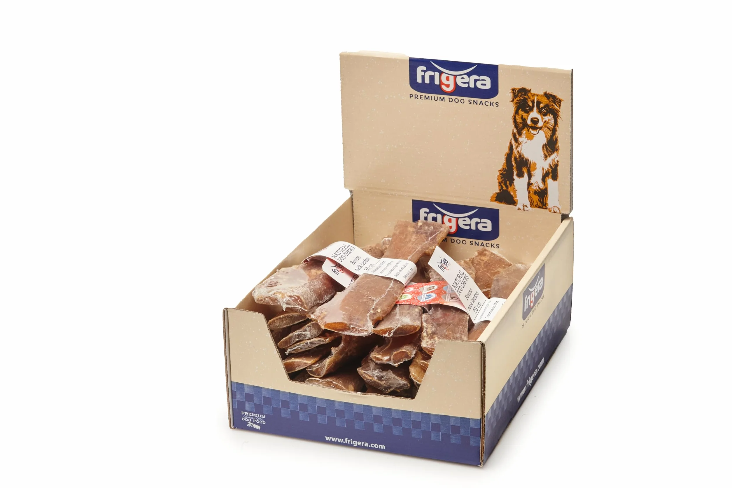 Ścięgna karku 25 cm 50 g dla psa, naturalne bez glutenu i zbóż