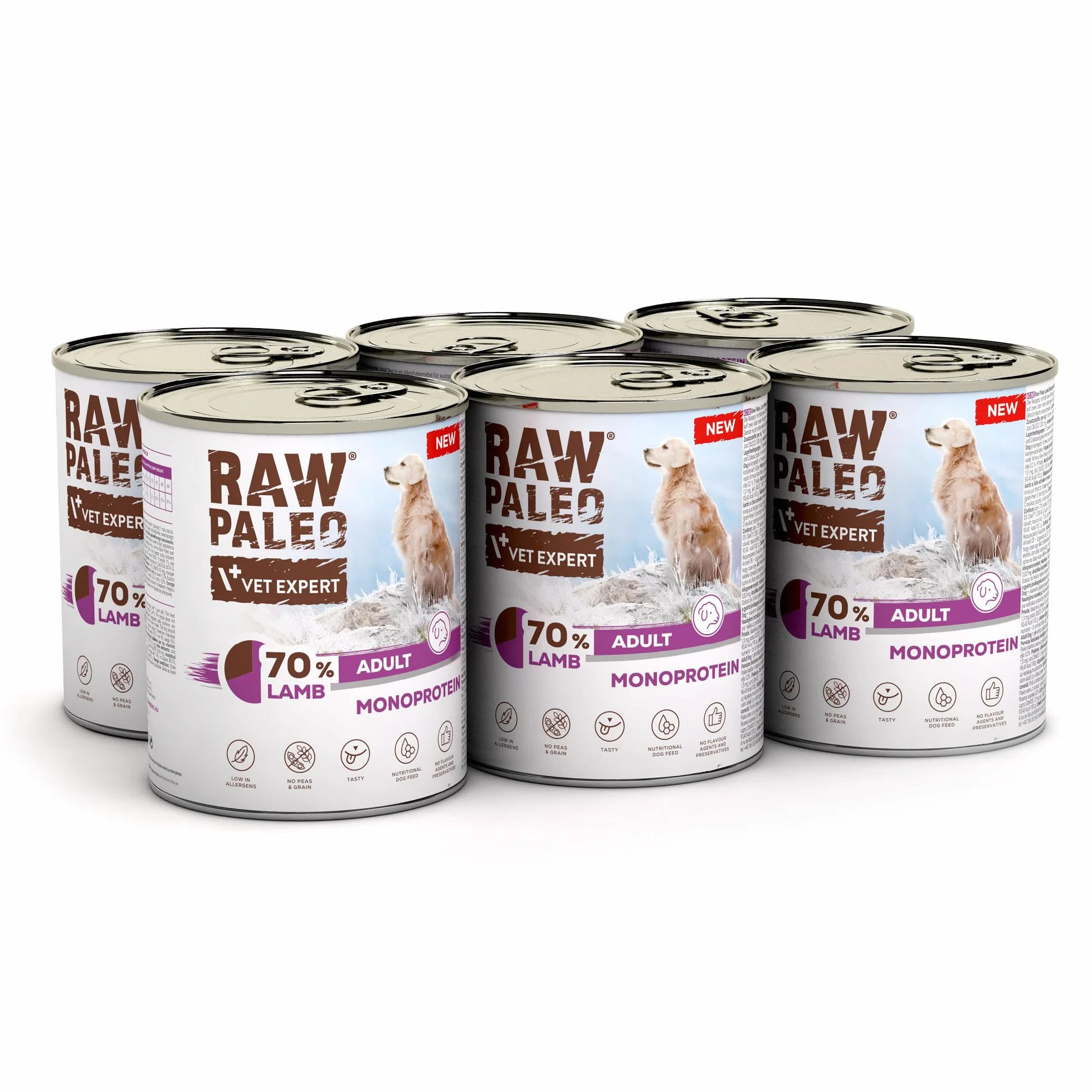 Mokra karma dla psów dorosłych monoproteina z jagnięciną ADULT DOG LAMB 6x800g