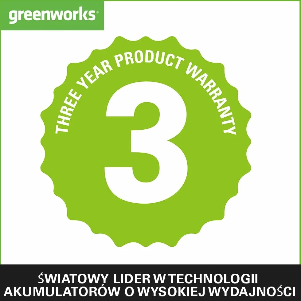 Greenworks G40PSF Akumulatorowa Pilarka na Wysięgniku, Ostrze 20cm, Szybkość Cięcia 8m/s, 3,64kg, Automatyczna Olejarka, Zbiornik Oleju 80ml, Zasięg 2.58m BEZ Baterii 40V i Ładowarki