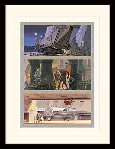 Star Wars Tatooine & Mos Eisley Memorabilia, wielokolorowa, 30 x 40 cm