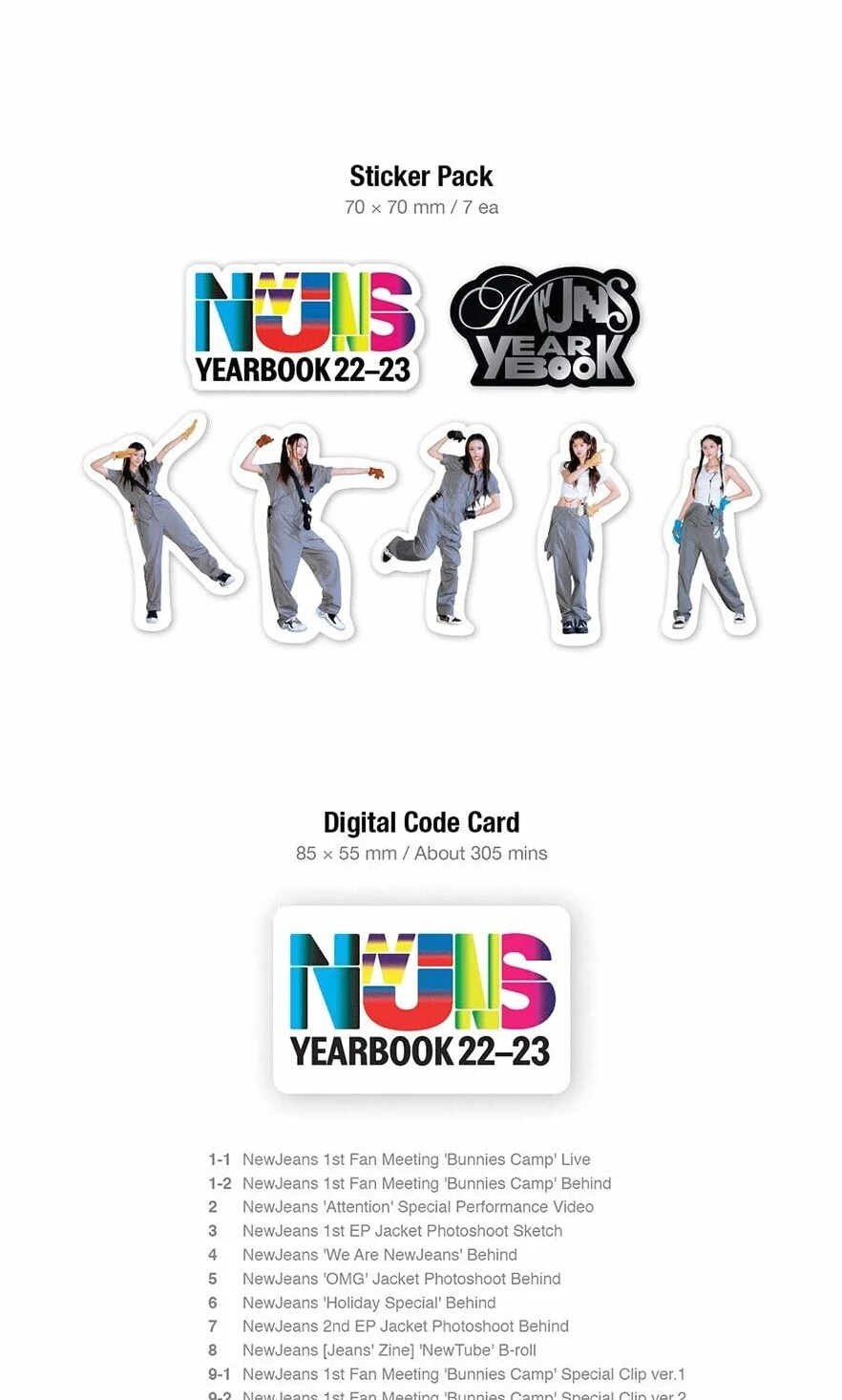 NEWJEANS KSIĄŻKA ROCZNA 22-23 FOTOKSIĄŻKA K-POP SEALED