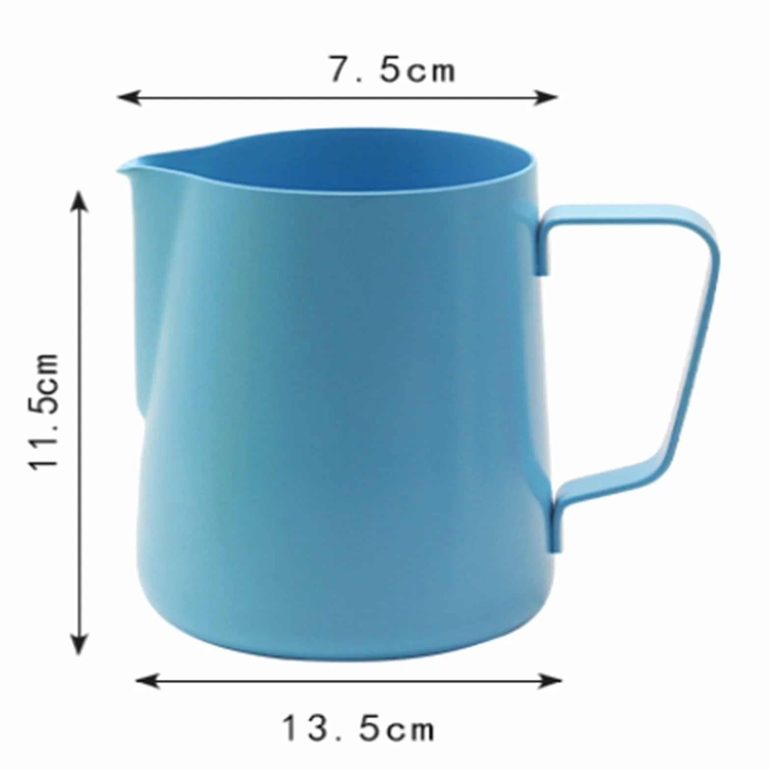 Dzbanek do spieniania mleka, Dzbanek do spieniania mleka, dzbanek, kubek w kształcie kwiatu, fantazyjny, kawa, wytłoczona końcówka, spieniacz, 600 ml(Rood)