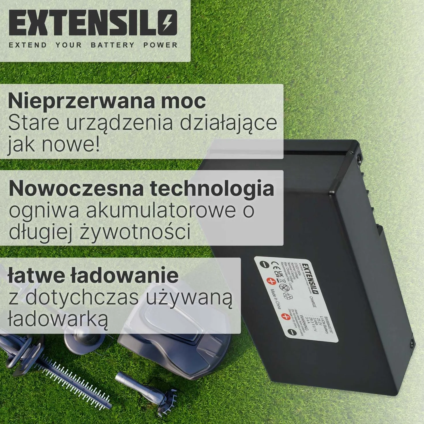 Akumulator kompatybilny z kosiarką Stiga Autoclip 230, 230S, M3, M5, M7 (3400 mAh, 25,2 V, litowo-jonowa)