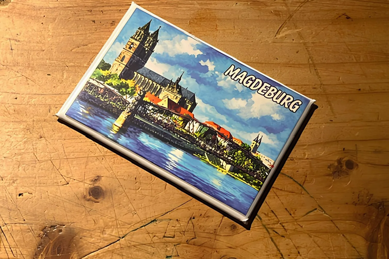 Magdeburg, Niemcy pamiątka magnes na lodówkę Fridge Magnet 261102