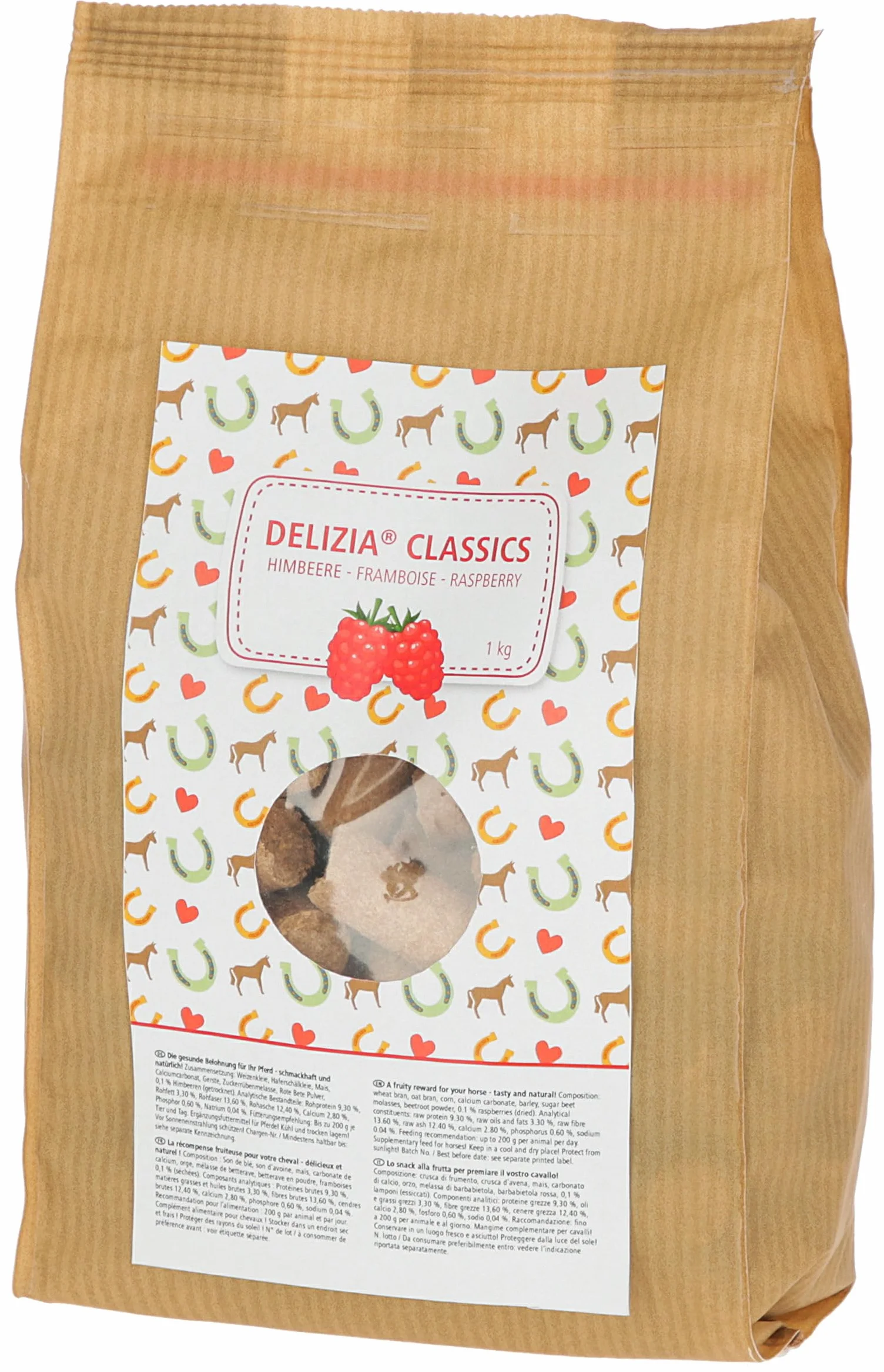 Kerbl Delizia kostka nagrodowa 1000 g malina