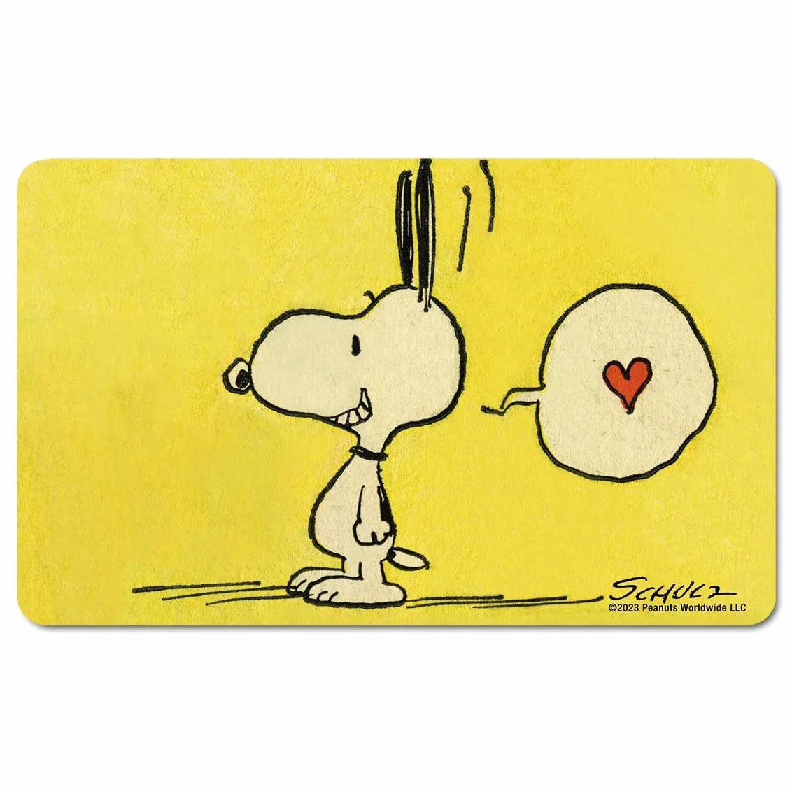 Deska śniadaniowa do krojenia Peanuts Snoopy & Woodstock 23x14cm Licencjonowany design
